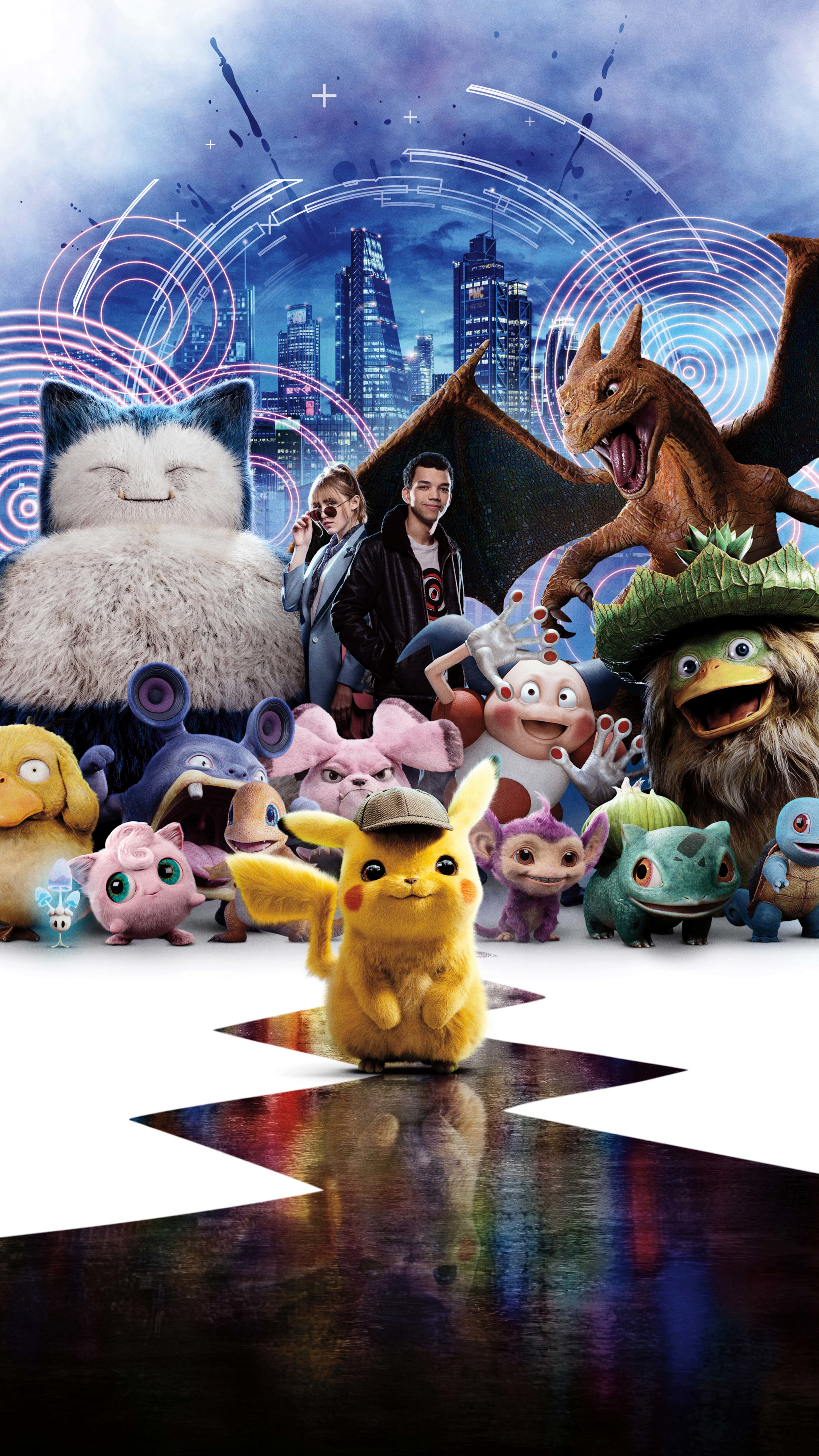 1620x2160 Pokemon Detective Pikachu Characters and Pokemon 1620x2160  Resolution Wallpaper, HD Movies 4K Wallpapers, Images, Photos and Background  - Wallpapers Den