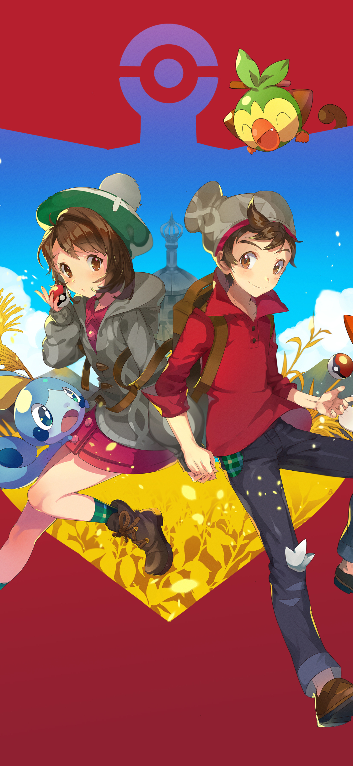 1125x2436 Pokemon Sword And Shield Characters Iphone Xs