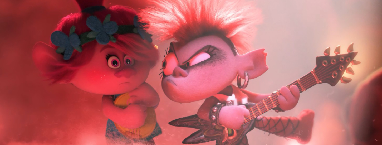 1450x550 Resolution Poppy and Queen Barb In Trolls World Tour 1450x550 ...