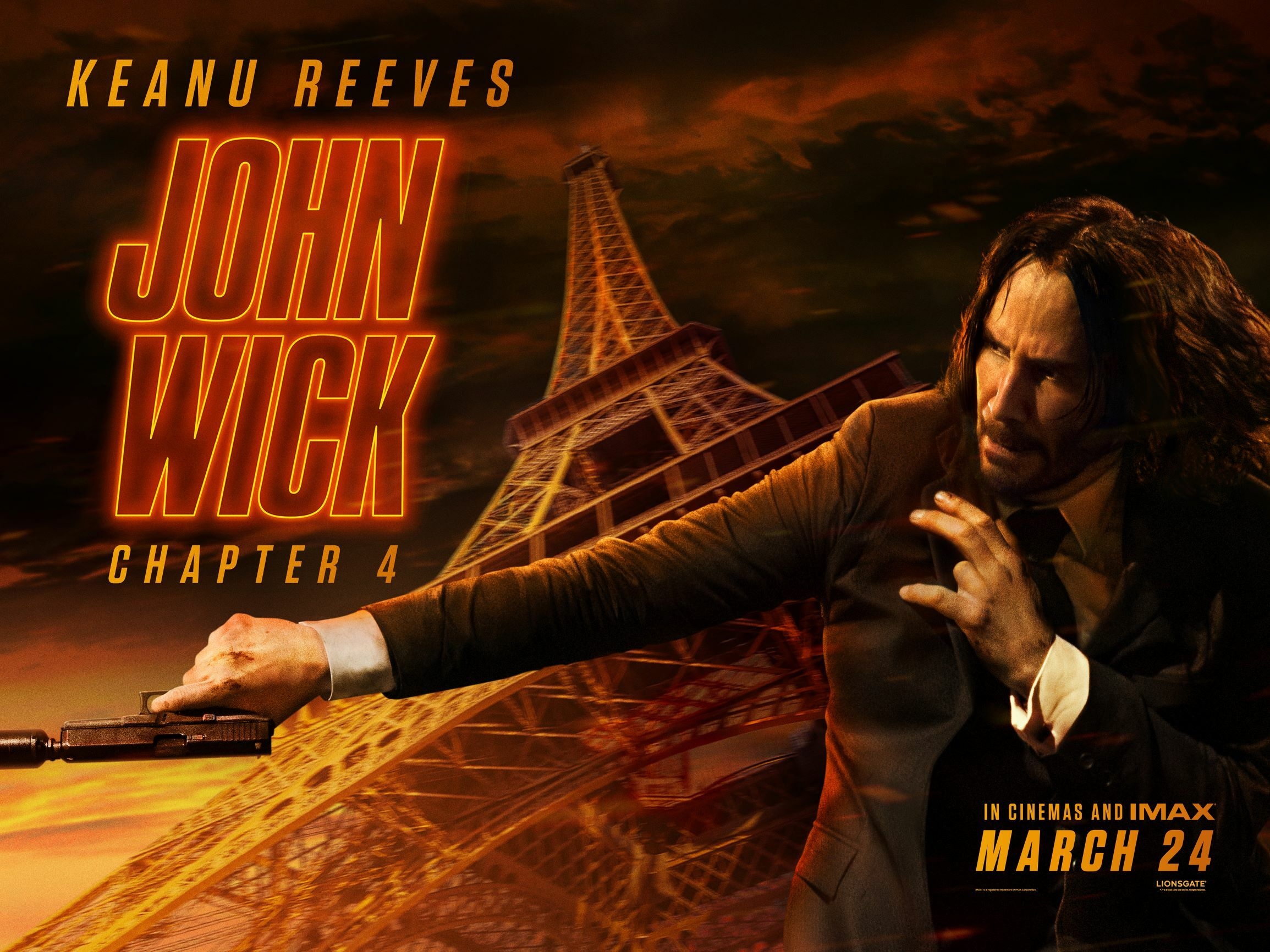 John Wick 4 Poster Keanu Reeves 4K Wallpaper iPhone HD Phone 7101j