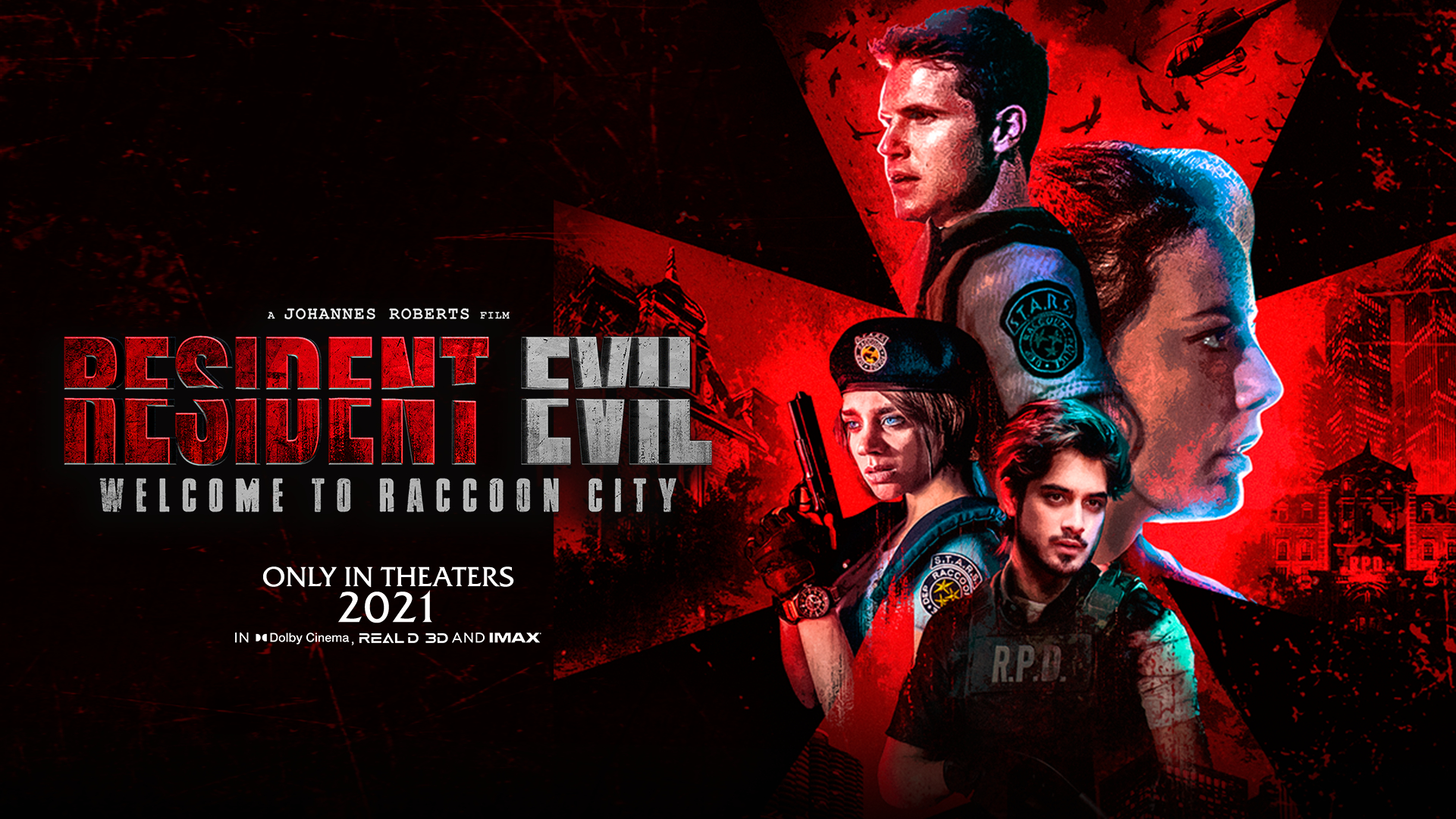 3840x21602021 Poster of Resident Evil Welcome To Raccoon City