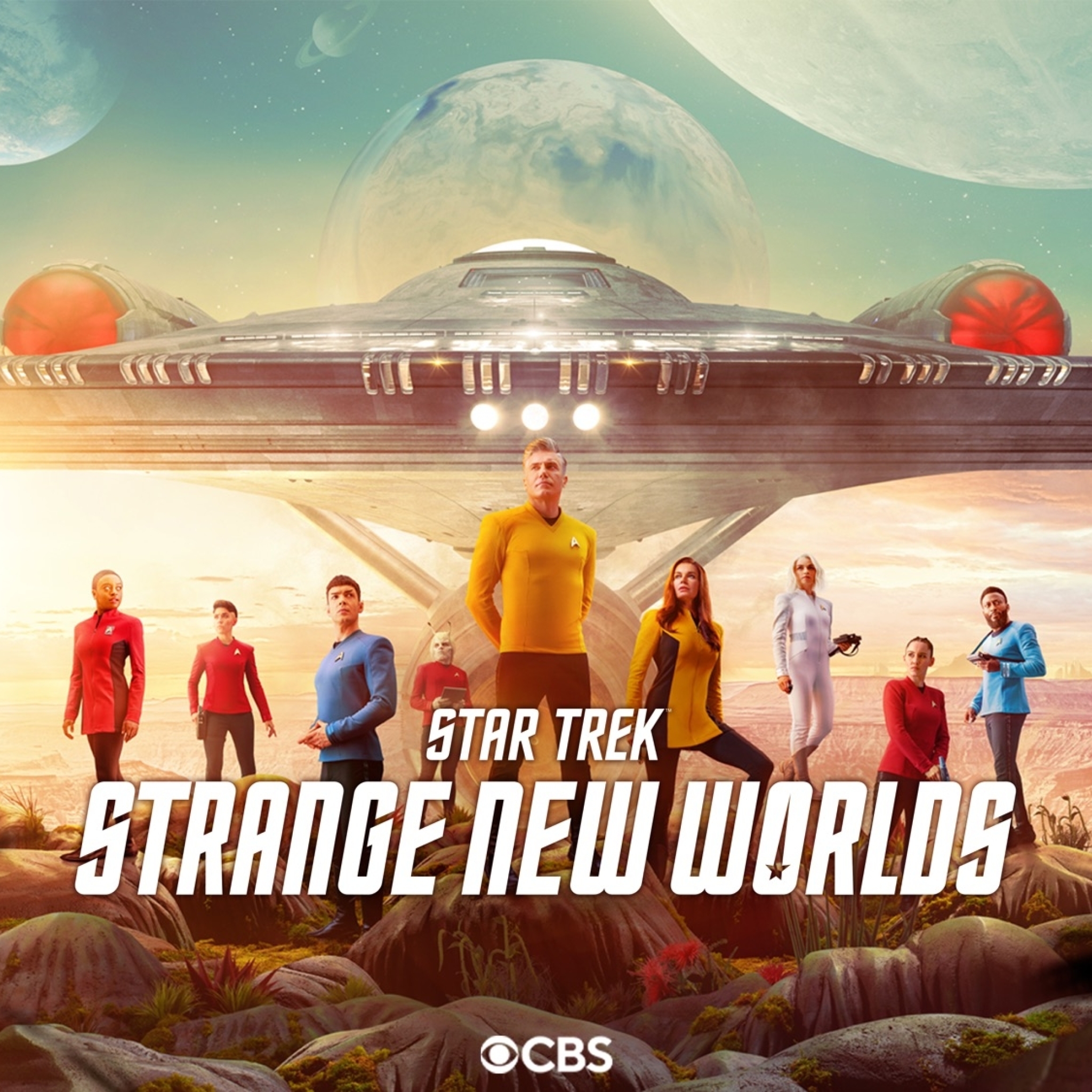 2048x2048 Resolution Poster of Star Trek Strange New Worlds 2 Ipad Air — free download