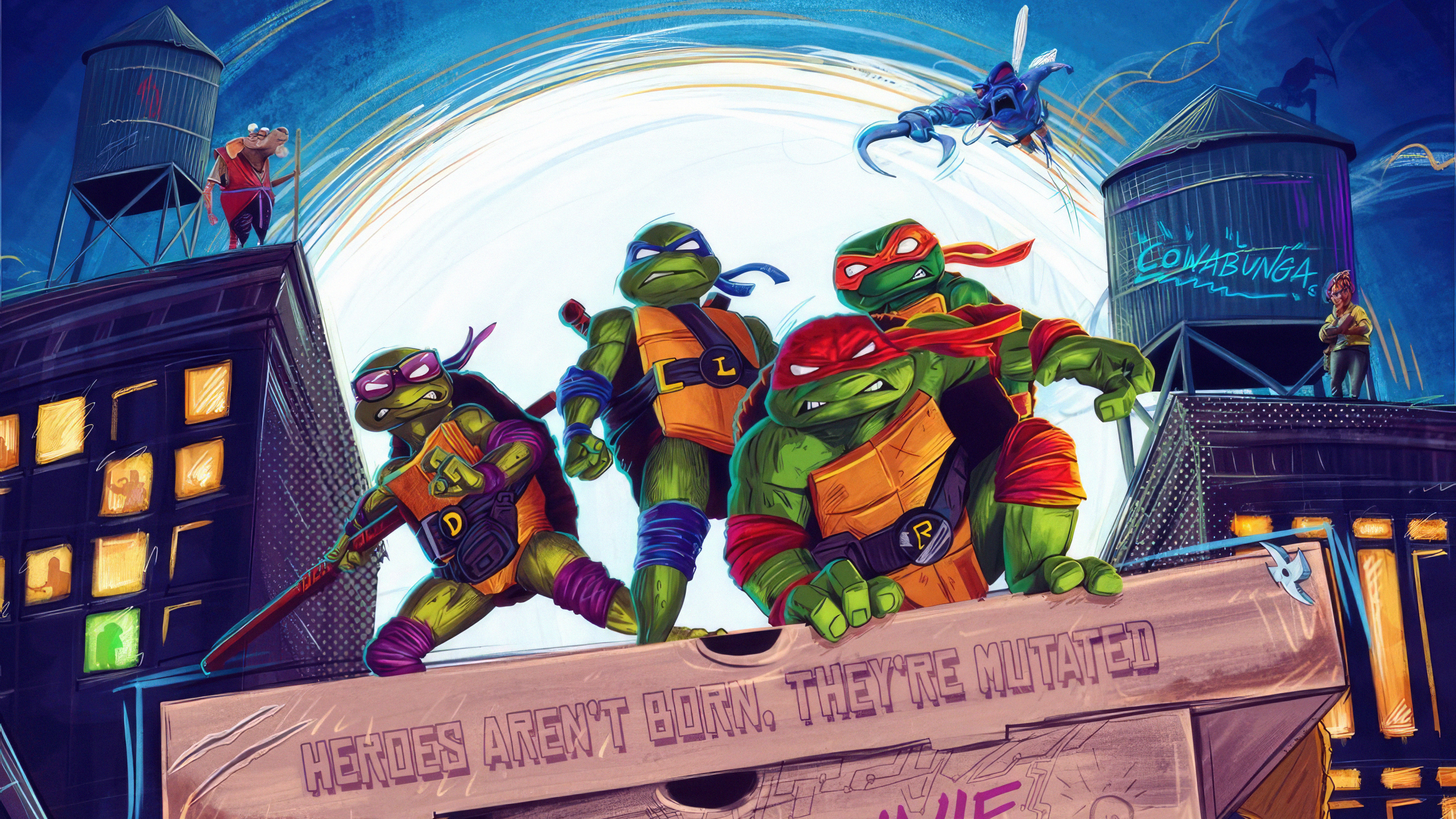 Leonardo Teenage Mutant Ninja Turtles: Mutant Mayhem 4K Wallpaper iPhone HD  Phone #2121k