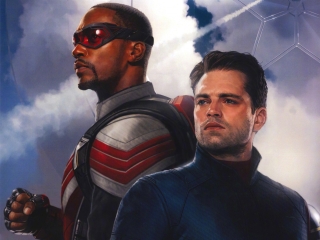 320x240 Poster of The Falcon and the Winter Soldier MCU ...