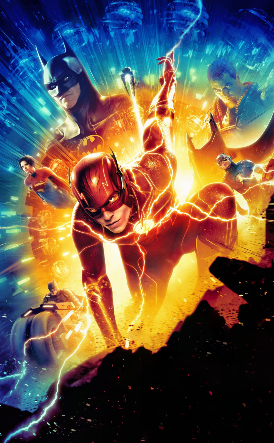 950x1534 Poster of The Flash 2023 Movie 950x1534 Resolution Wallpaper