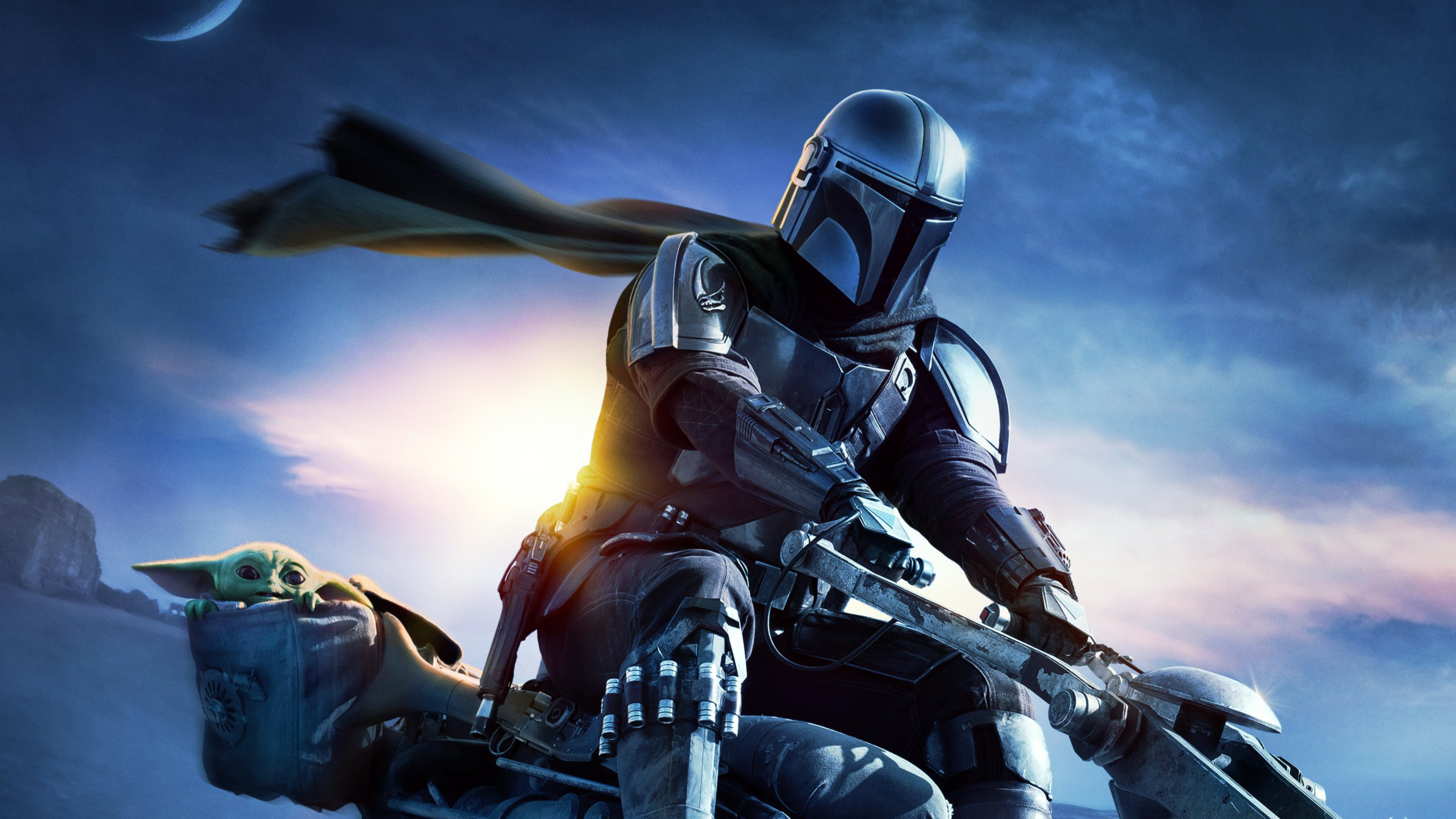 5120x2880 Poster of The Mandalorian 5K Wallpaper, HD TV Series 4K