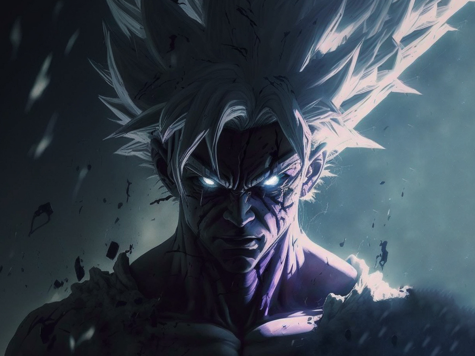 1920x1440 Powerfull Goku Cool Dragon Ball AI Art 1920x1440 Resolution