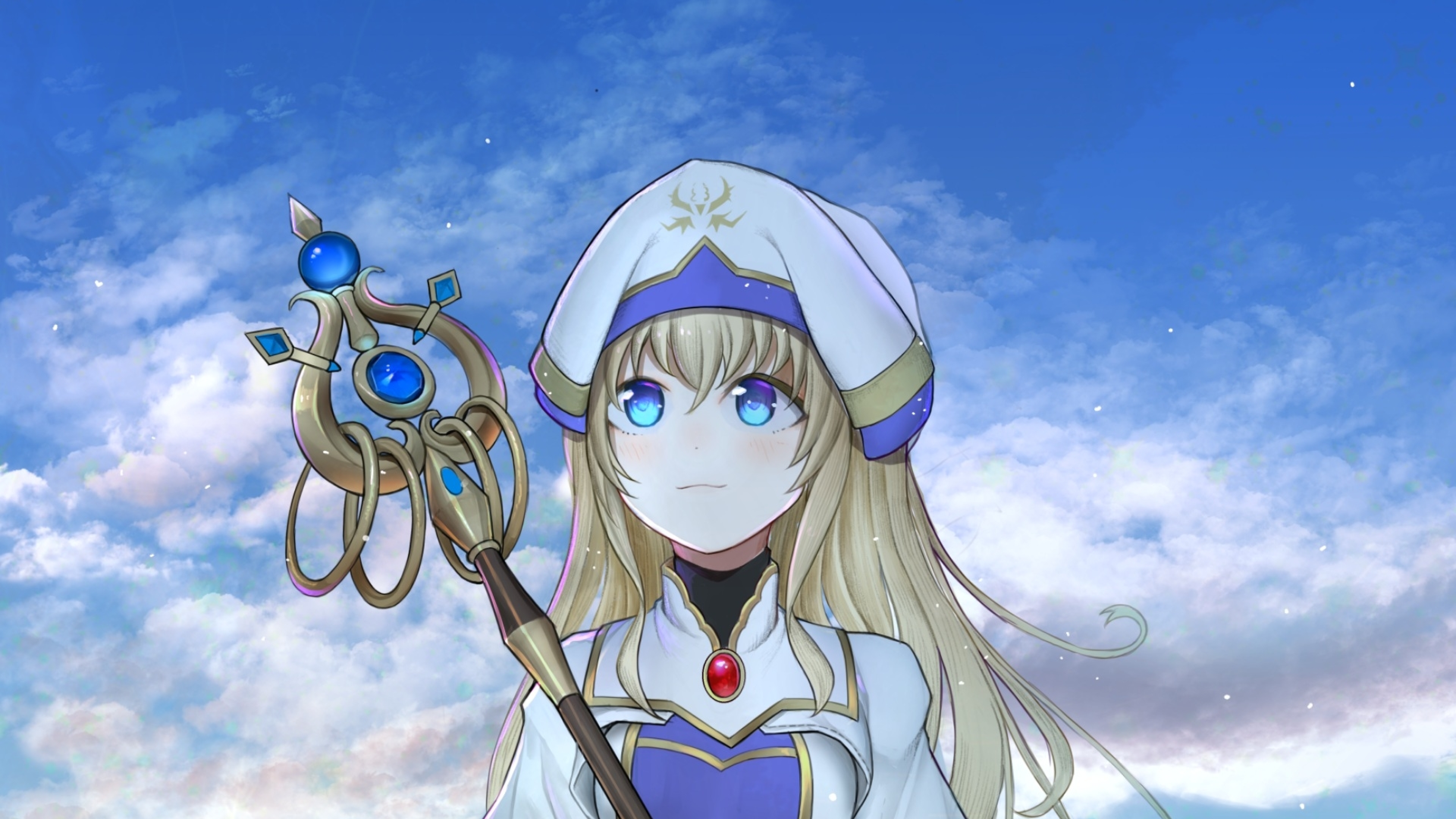 3840x2160 Priestess Goblin Slayer 4K Wallpaper, HD Anime