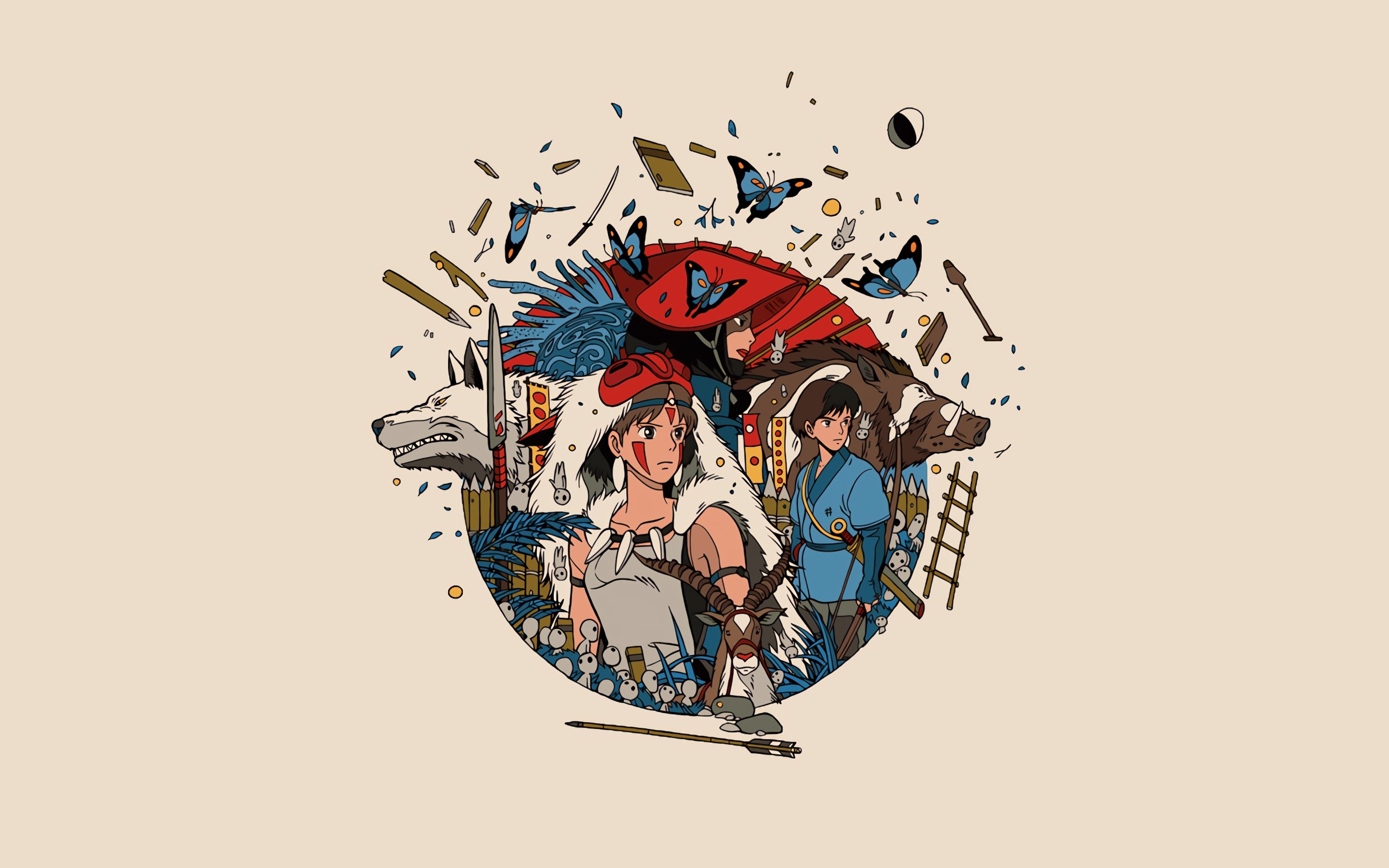 View Princess Mononoke Wallpaper 1920X1080 PNG