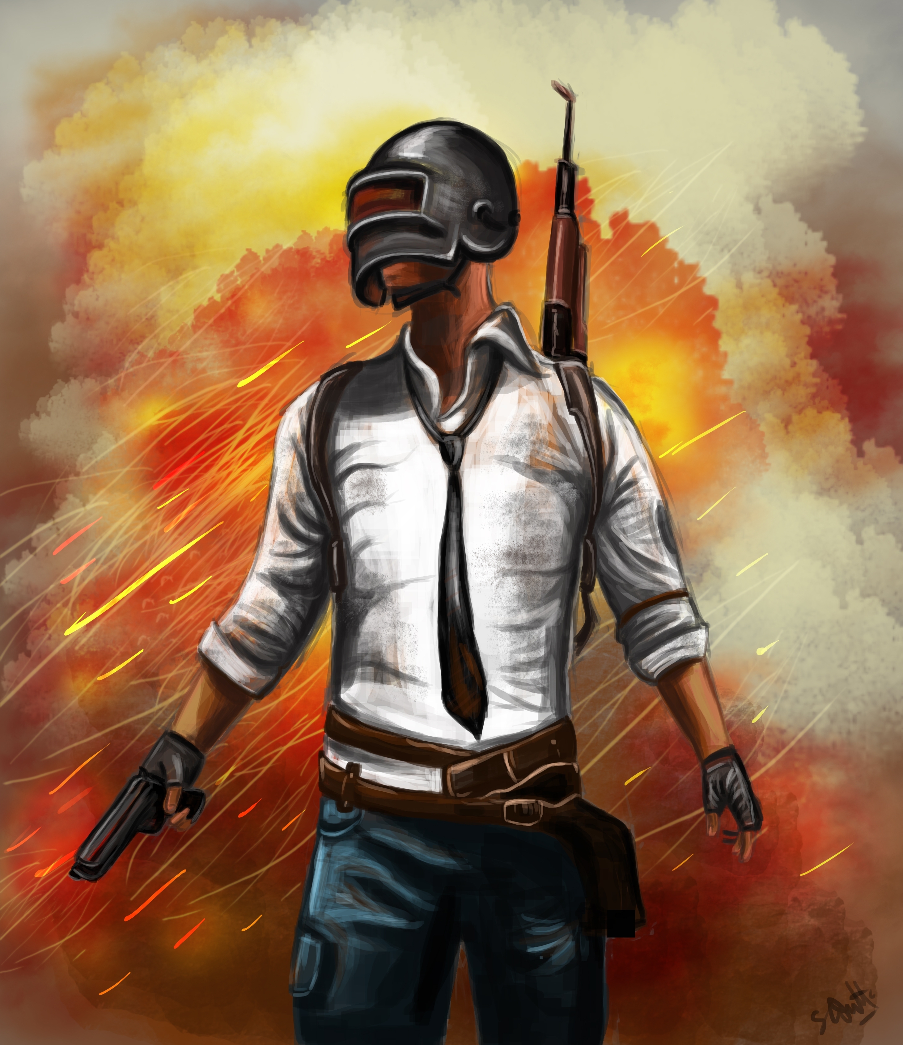 PUBG Drawing Wallpaper, HD Games 4K Wallpapers, Images, Photos and  Background - Wallpapers Den