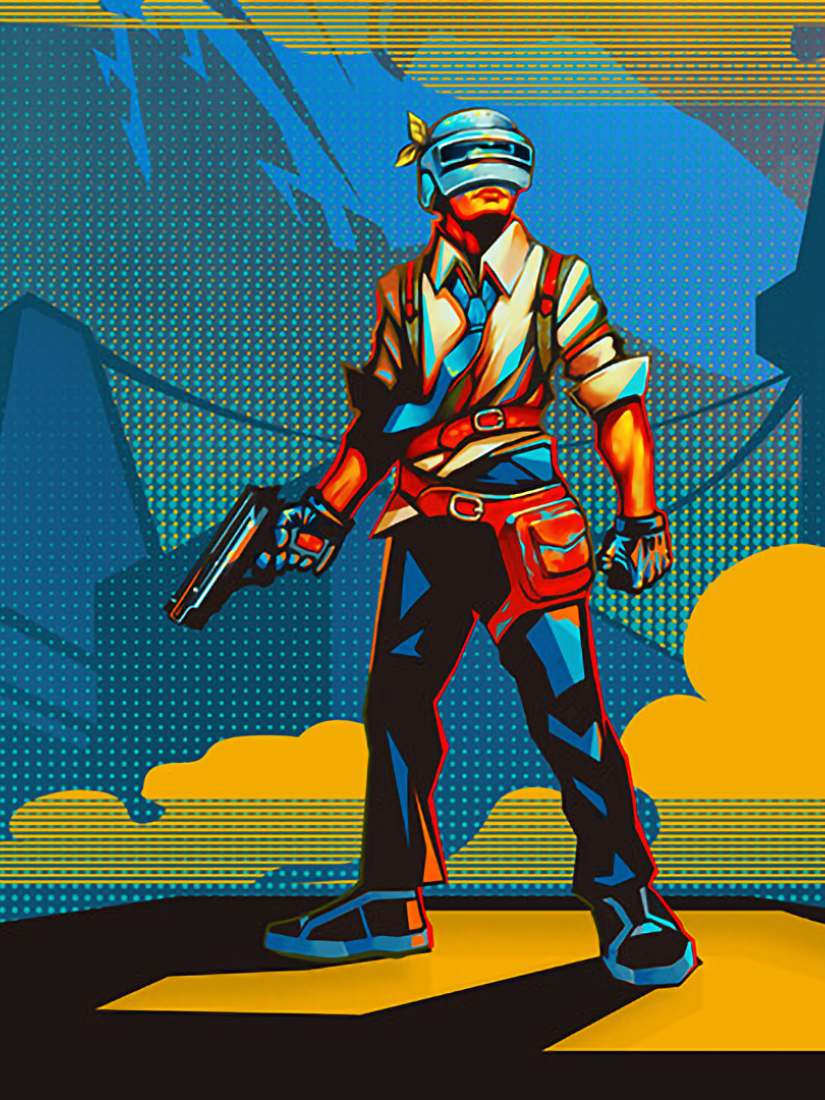 1650x2200 PUBG Player Retro Art 1650x2200 Resolution Wallpaper, HD Artist  4K Wallpapers, Images, Photos and Background - Wallpapers Den