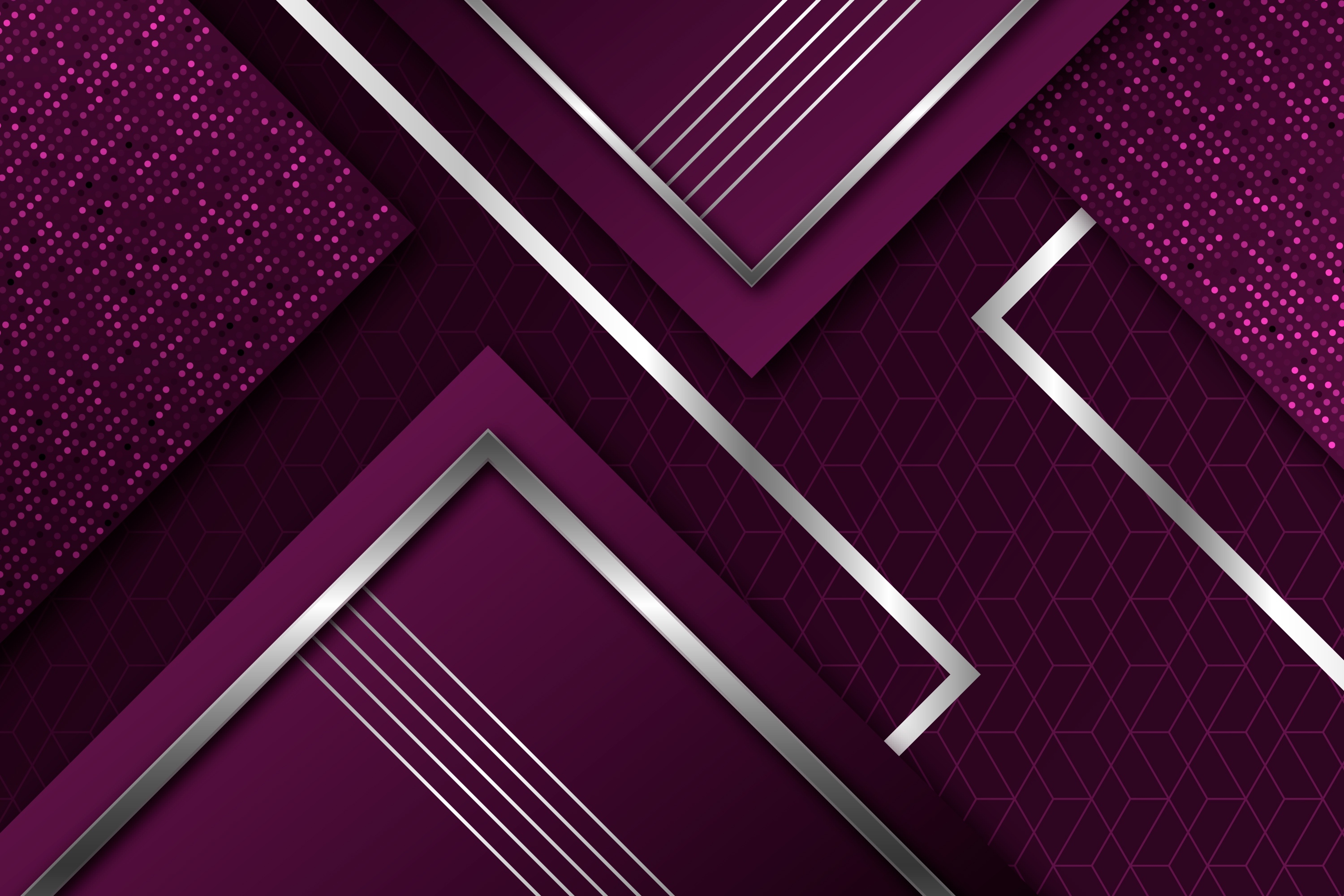Purple Geometric Fabric Wallpaper and Home Decor  Spoonflower
