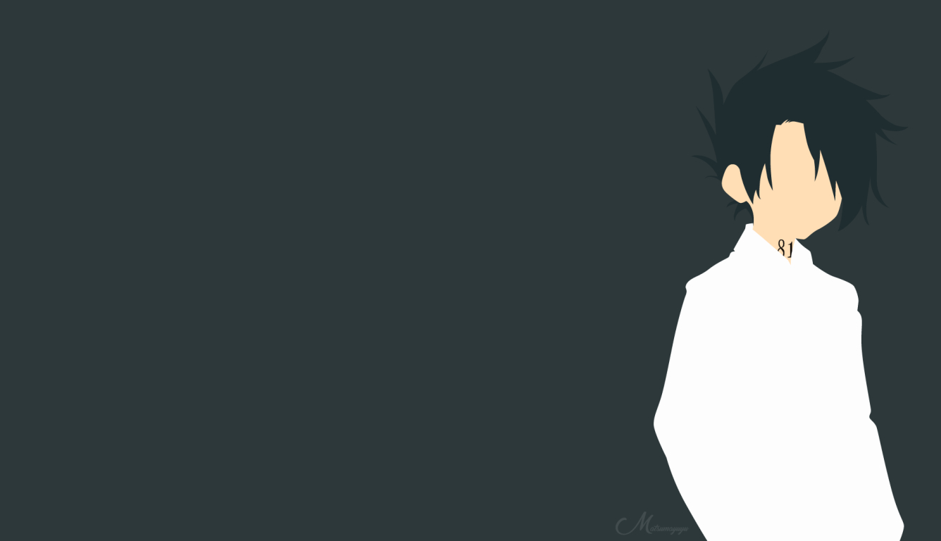 1336x768 Ray The Promised Neverland Minimal Hd Laptop Wallpaper Hd 