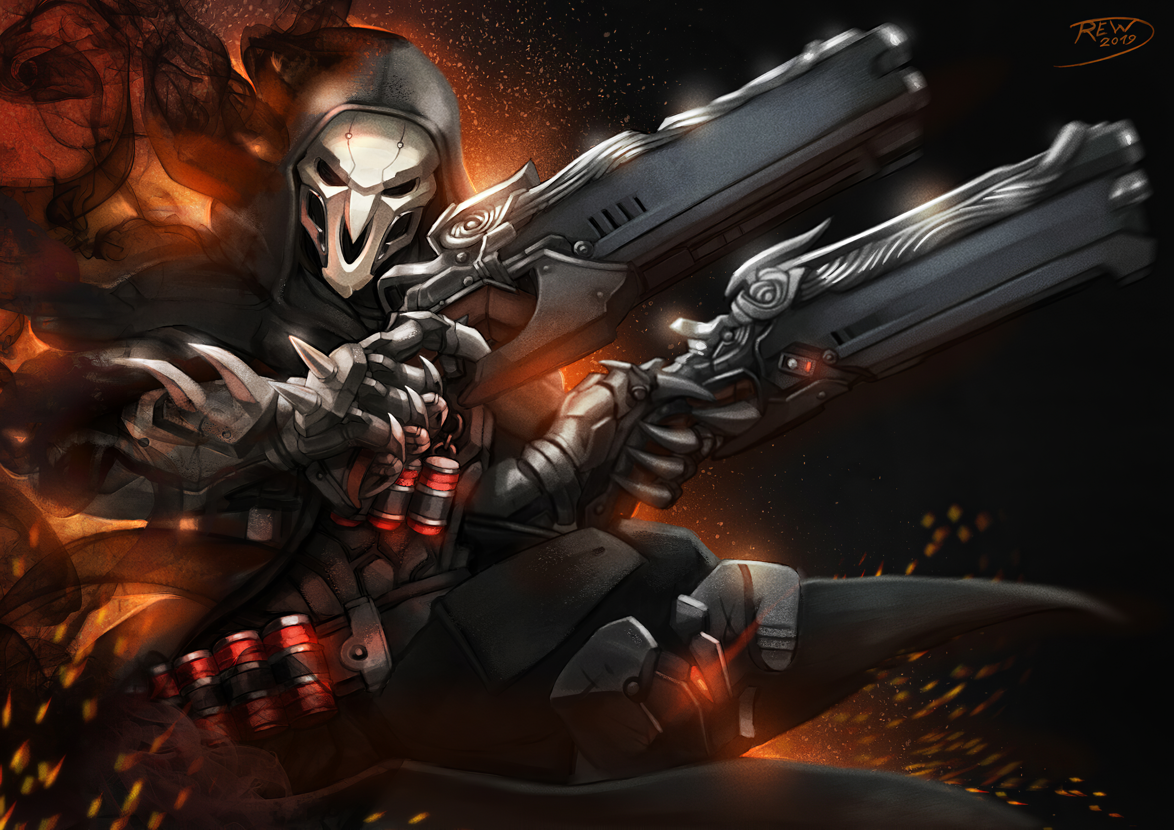 Reaper Overwatch Game Wallpaper Hd Games 4k Wallpapers Images Photos And Background