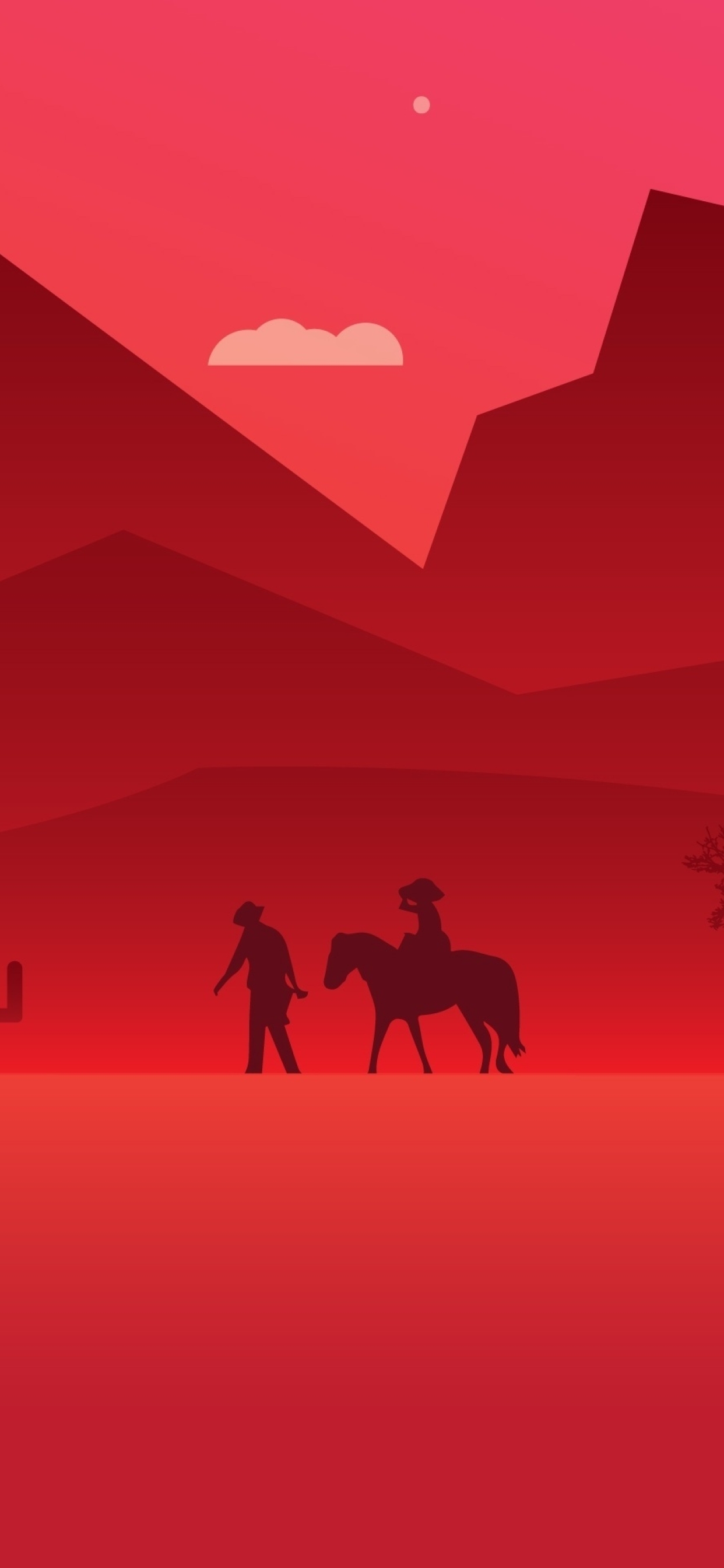 1242x2688 Red Dead Redemption 2 Minimal Game 19 Iphone Xs