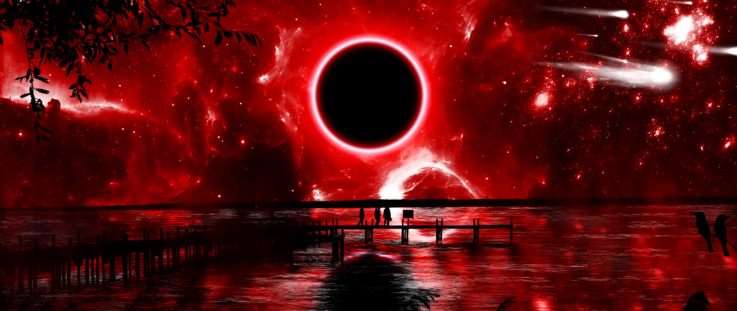 Red Eclipse wide Art