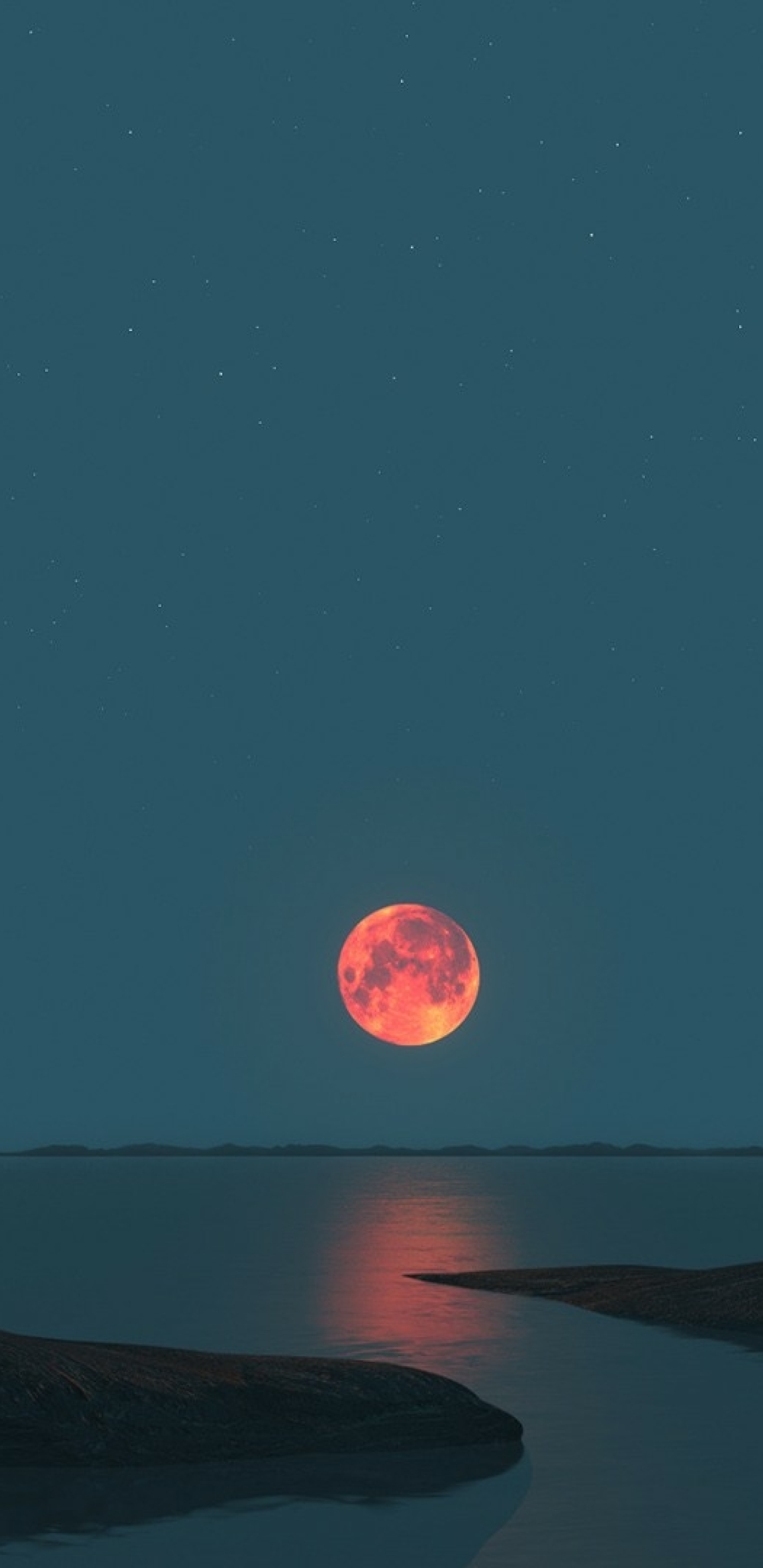 1440x2960 Red Moon Night HD Samsung Galaxy Note 9,8, S9,S8,S8+ QHD Wallpaper,  HD Nature 4K Wallpapers, Images, Photos and Background - Wallpapers Den