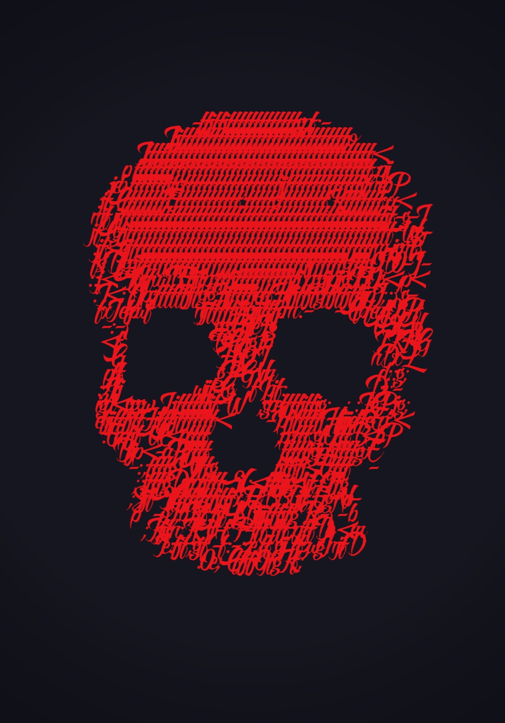 Neon Skeleton Neon Red Skull HD phone wallpaper  Pxfuel