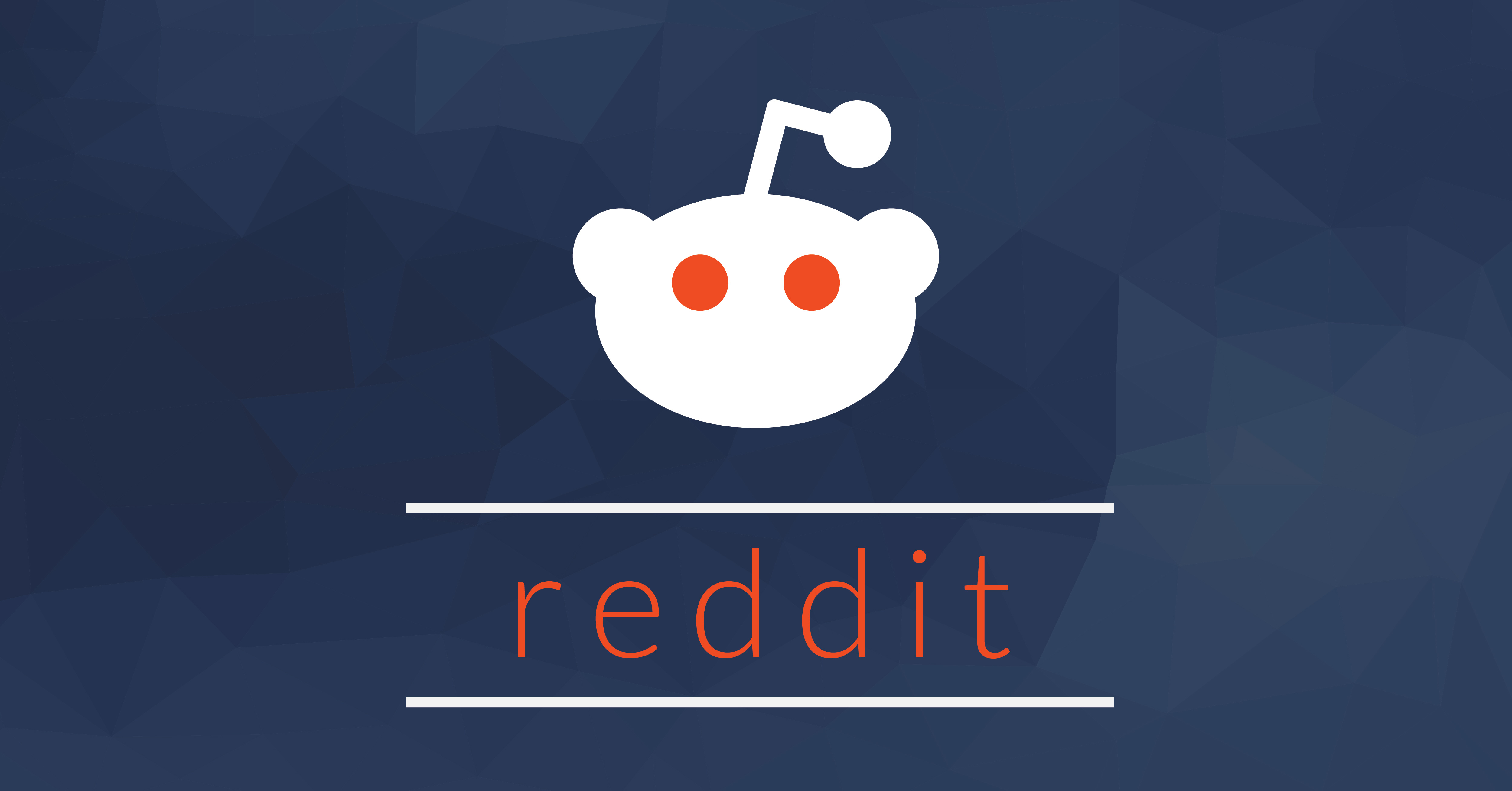 Reddit Abstract Logo, HD 4K Wallpaper