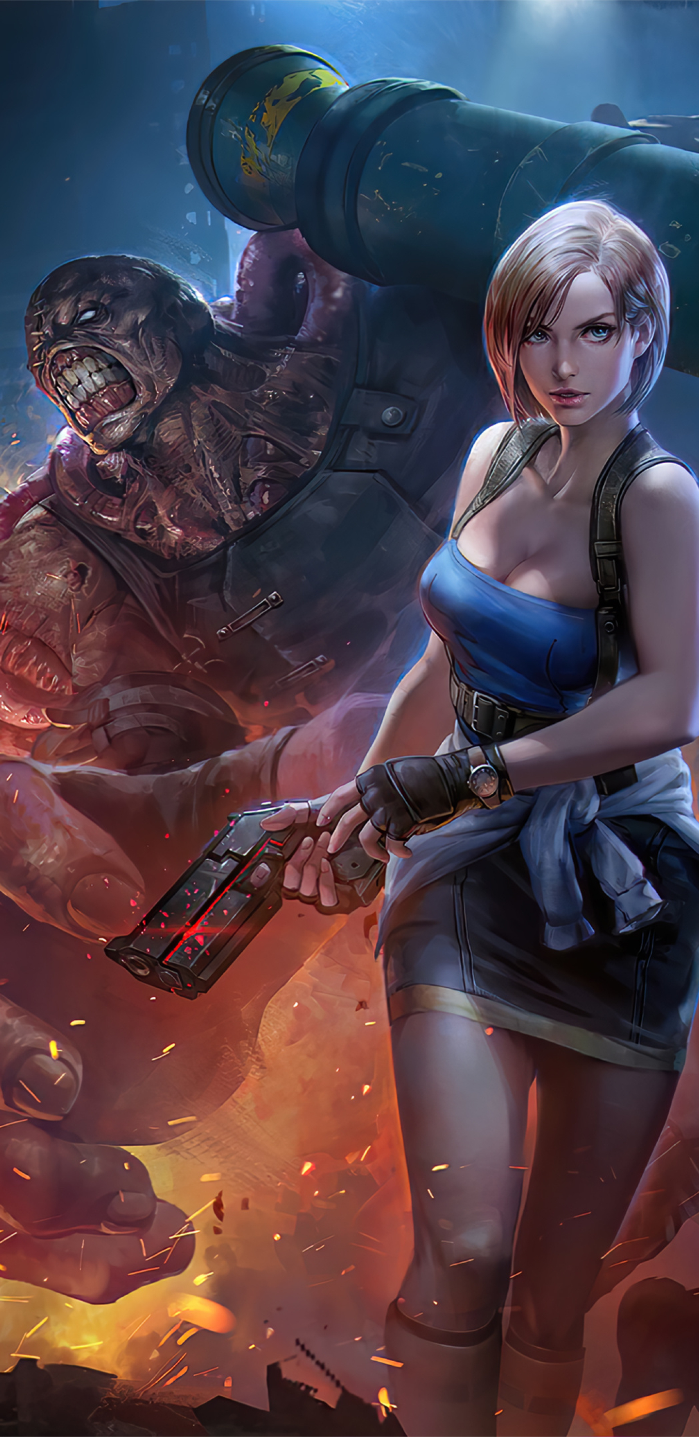 1440x2960 Resident Evil 2020 Samsung Galaxy Note 9,8, S9 ...