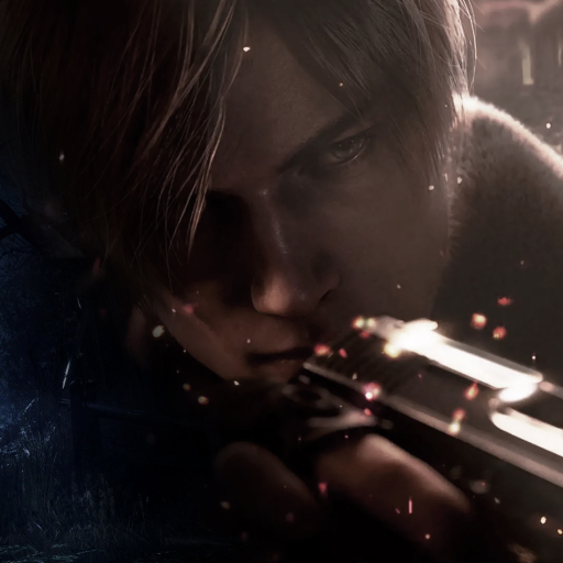 512x512 Resident Evil 4 Leon Scott Kennedy 2023 512x512 Resolution Wallpaper Hd Games 4k 