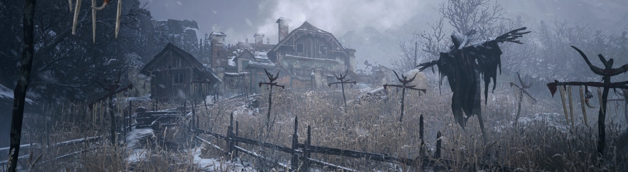 1235x338 Resident Evil 8 Village Scary Town 1235x338 Resolution ...