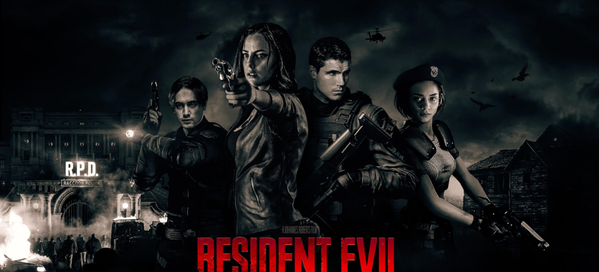 1980x900 Resident Evil Welcome To Raccoon City Movie 2021 1980x900