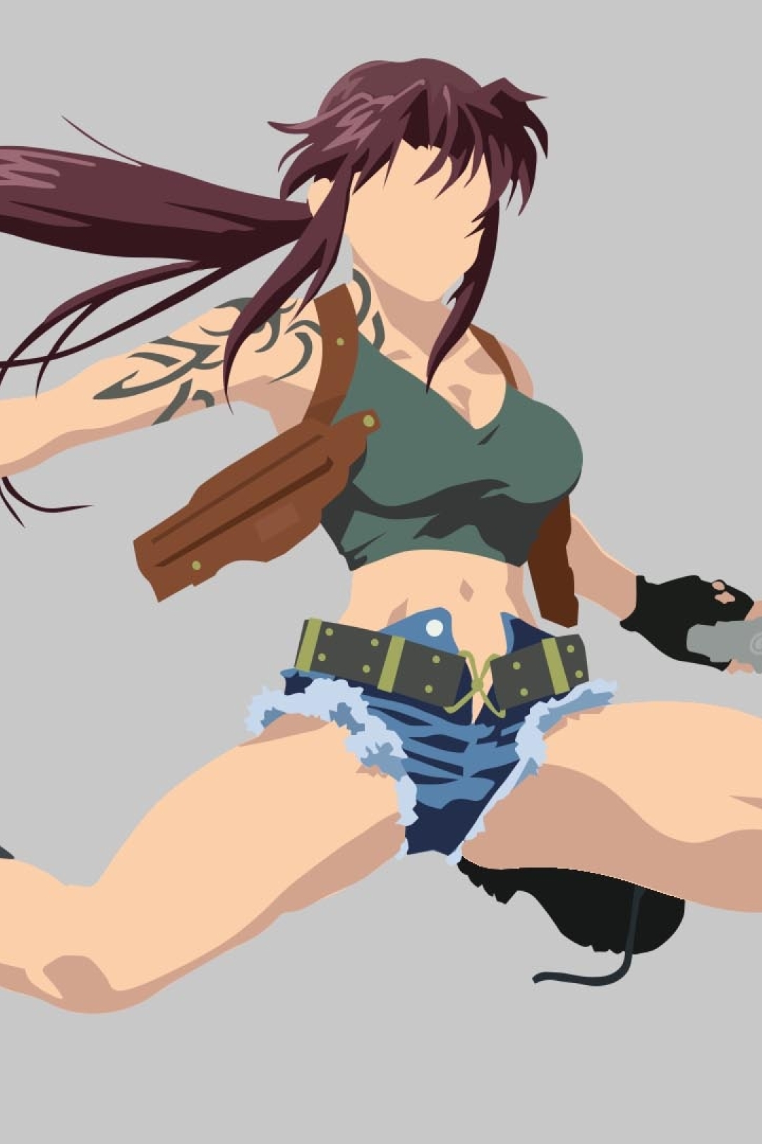 1080x16 Revy Black Lagoon Minimal 1080x16 Resolution Wallpaper Hd Anime 4k Wallpapers Wallpapers Den