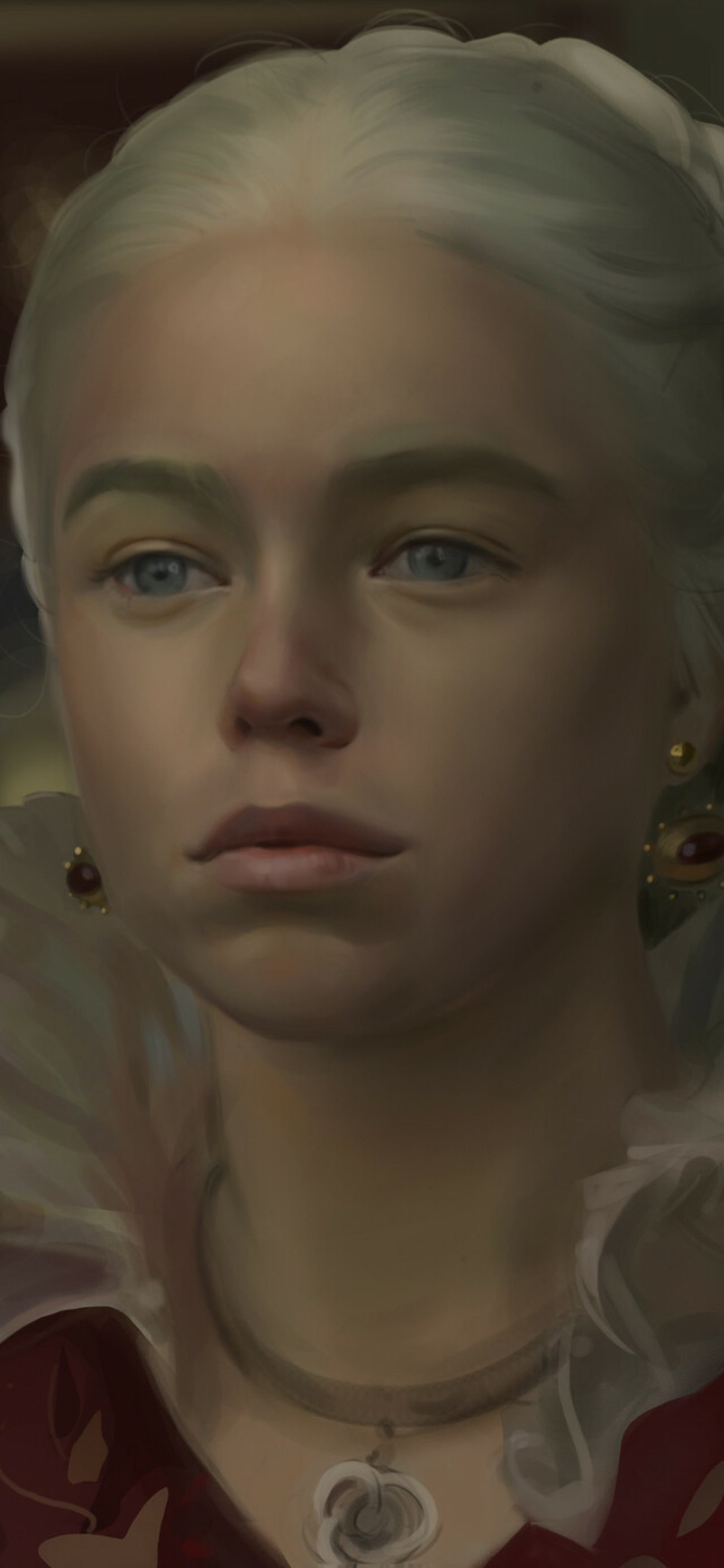 1440x3120 Resolution Rhaenyra Targaryen House of the Drago Digital Art