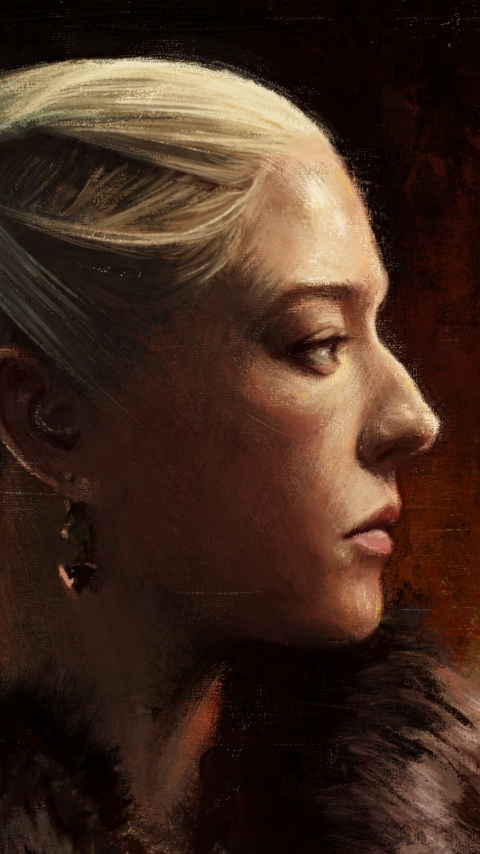 480x854 Resolution Rhaenyra Targaryen House of the Dragon Painting HD