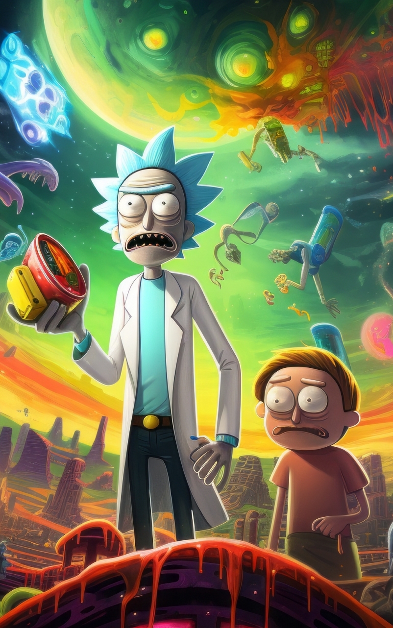 802x1282 Resolution Rick and Morty Aesthetic 802x1282 Resolution ...
