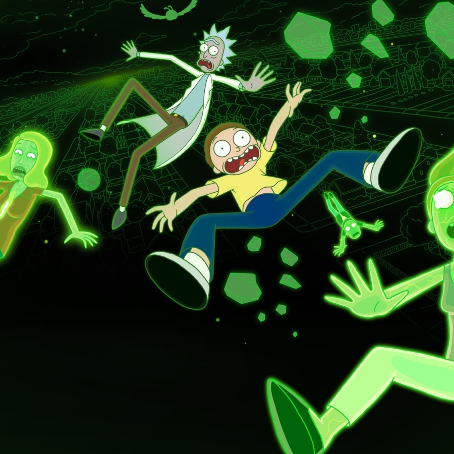 900x900 Rick and Morty into The Space HD 900x900 Resolution Wallpaper, HD  TV Series 4K Wallpapers, Images, Photos and Background - Wallpapers Den