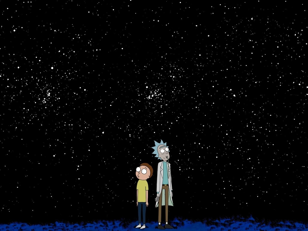 Rick And Morty Space, Full HD Wallpaper