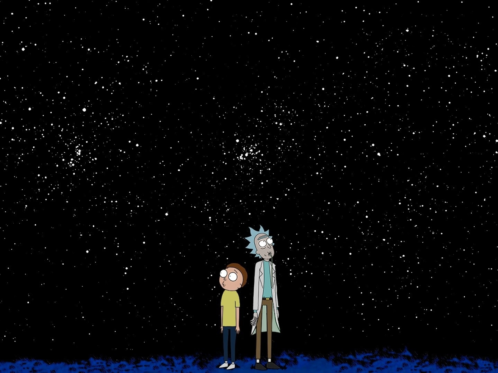 Rick And Morty Space, Full HD Wallpaper