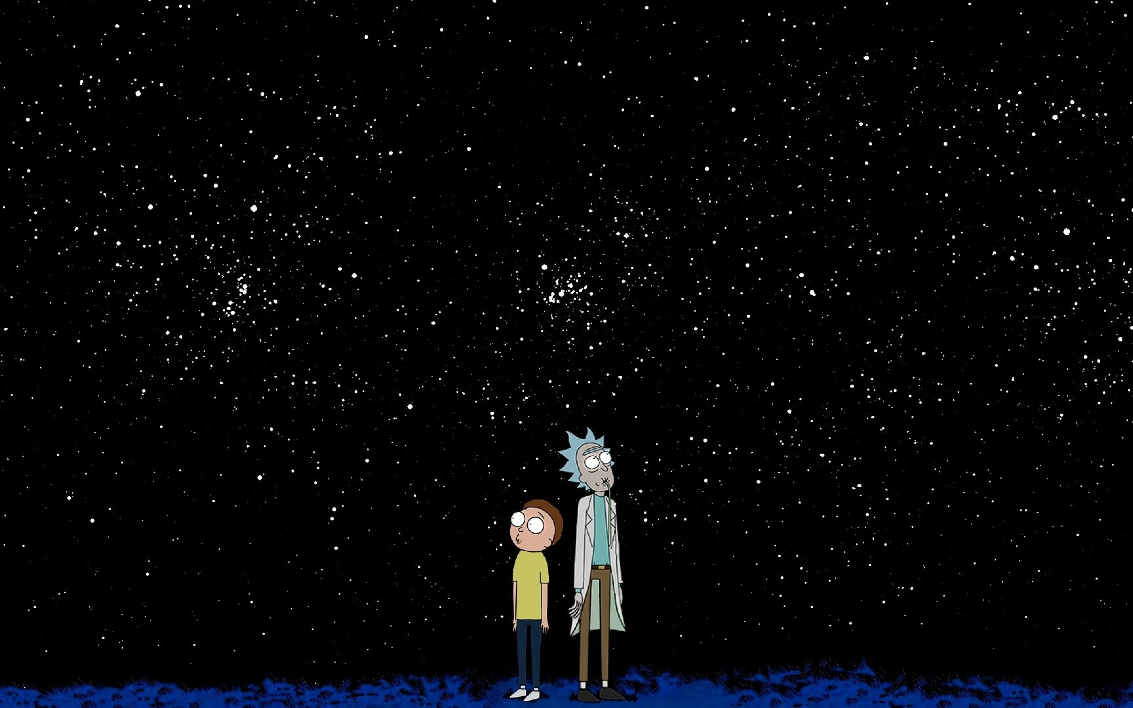 3840x2400 Rick And Morty Space UHD 4K 3840x2400 Resolution ...