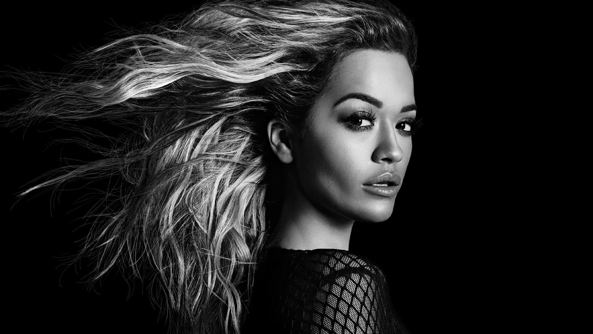 Rita Ora Monochrome Wallpaper, HD Celebrities 4K Wallpapers, Images