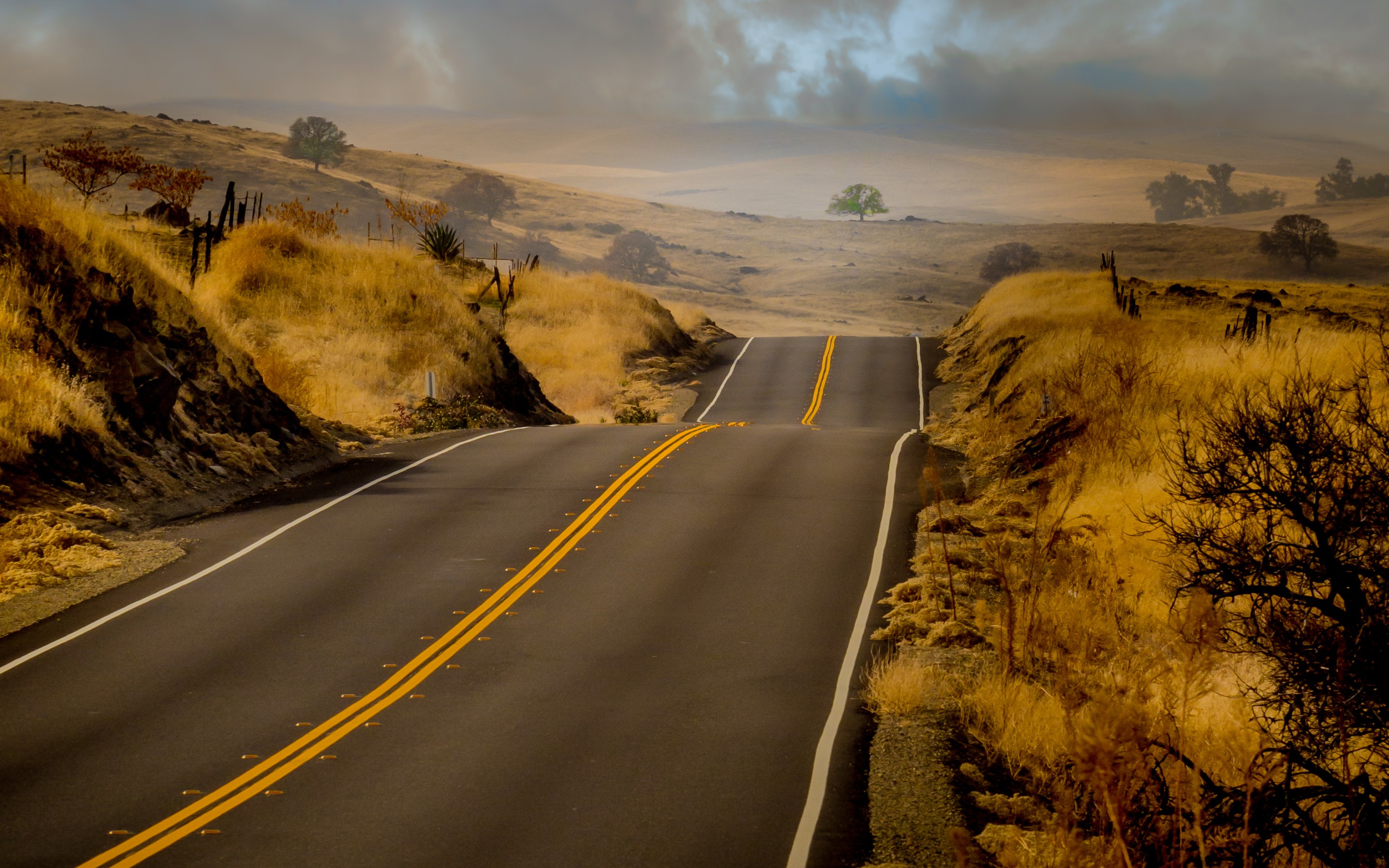 Road Hills Marking Wallpaper Hd Nature 4k Wallpapers Images And