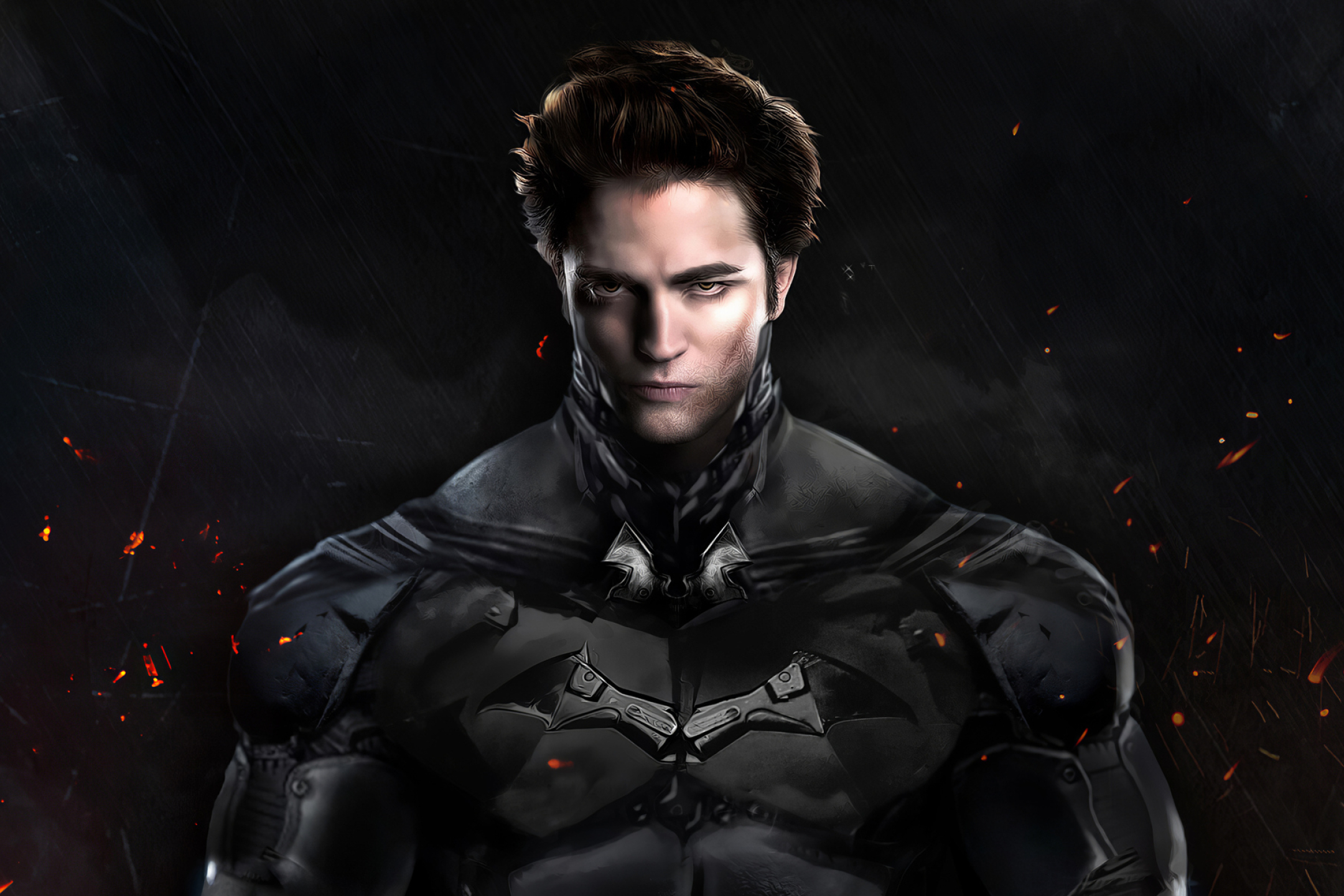 2160x1440 Robert Pattinson Batman Costume Art 2160x1440 Resolution ...