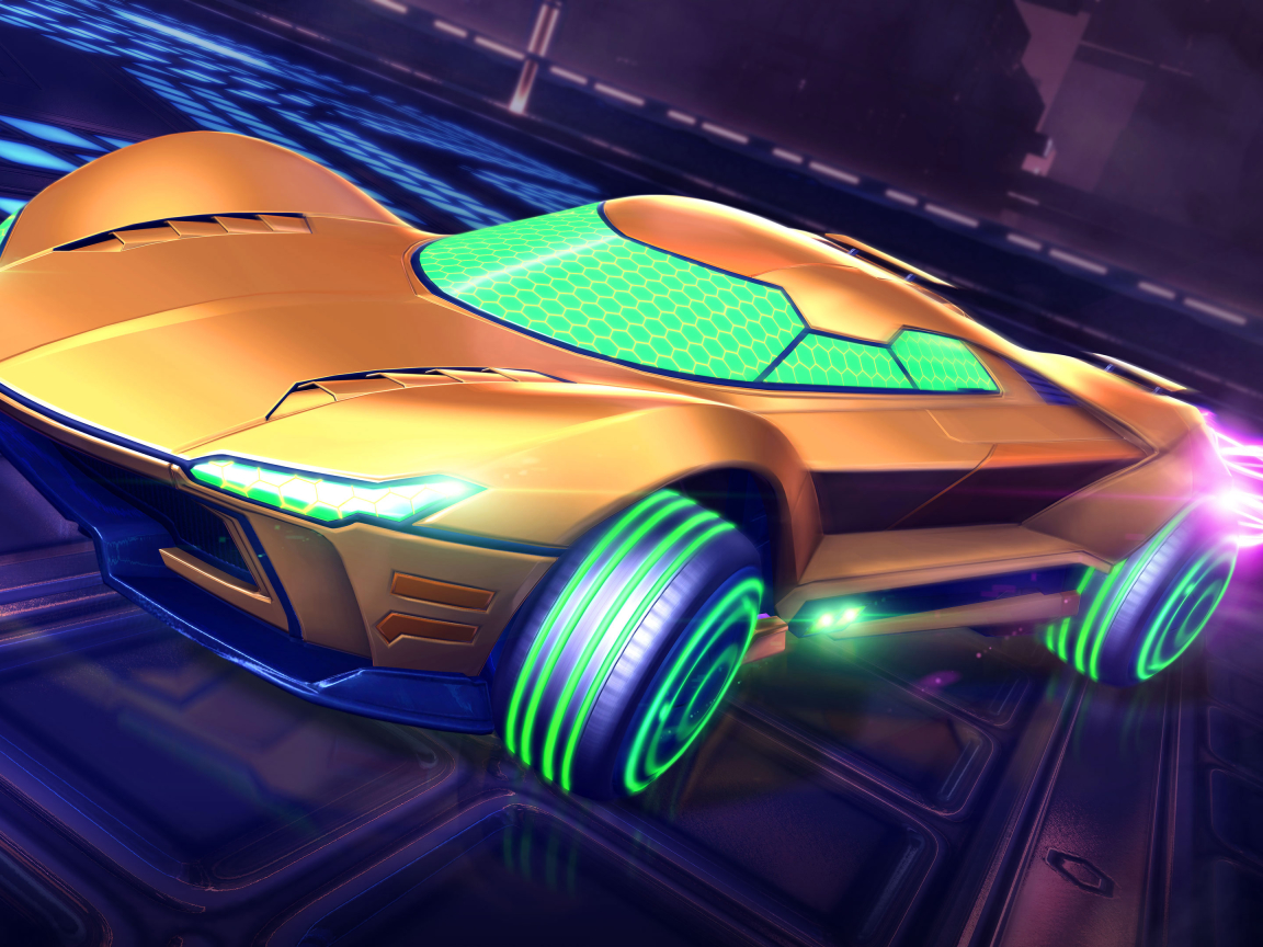 Rocket League Samus Gunship, HD 4K Wallpaper