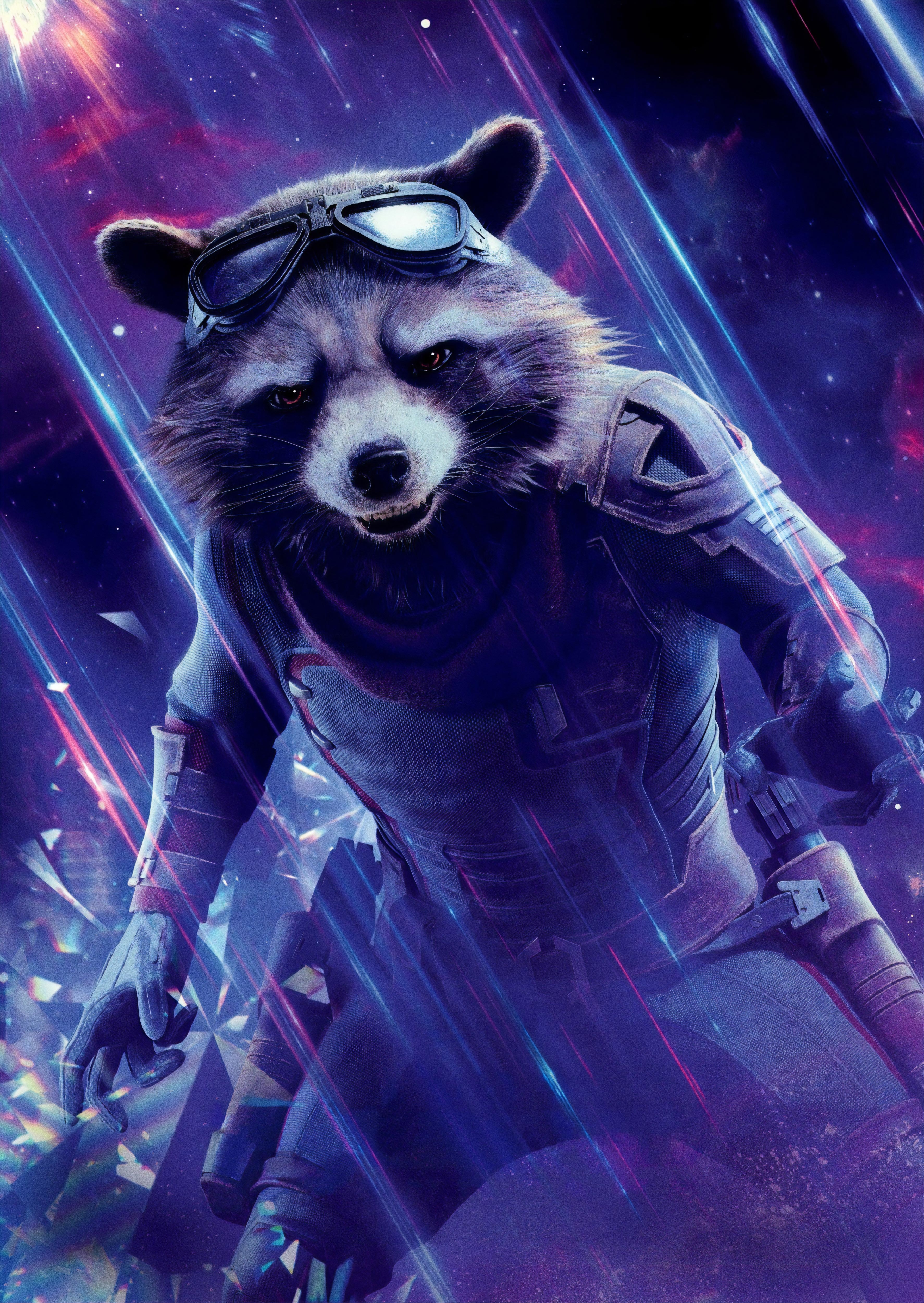 Rocket Raccoon Endgame Wallpaper