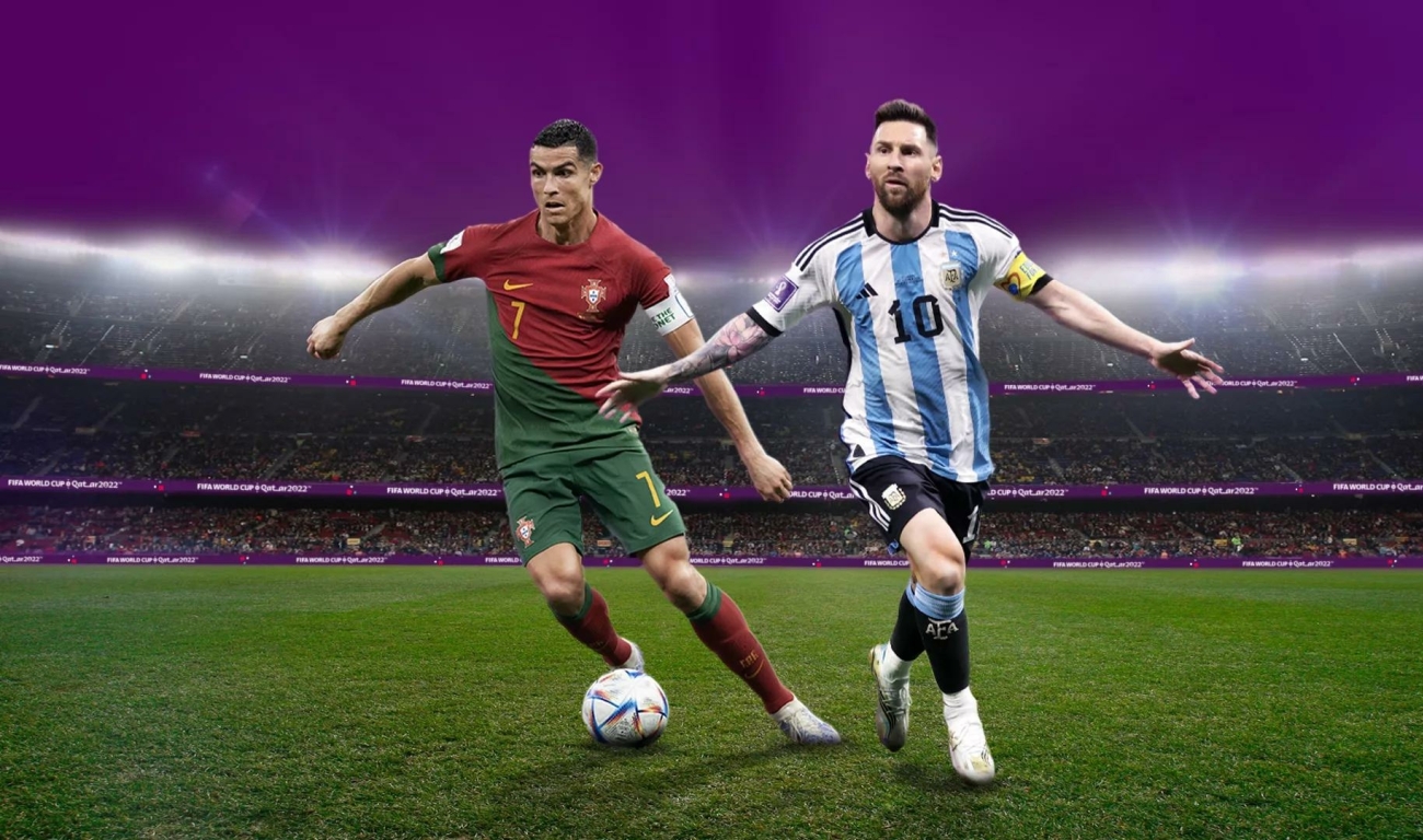 1300x768 Ronaldo Vs Messi Fifa World Cup 2022 1300x768 Resolution