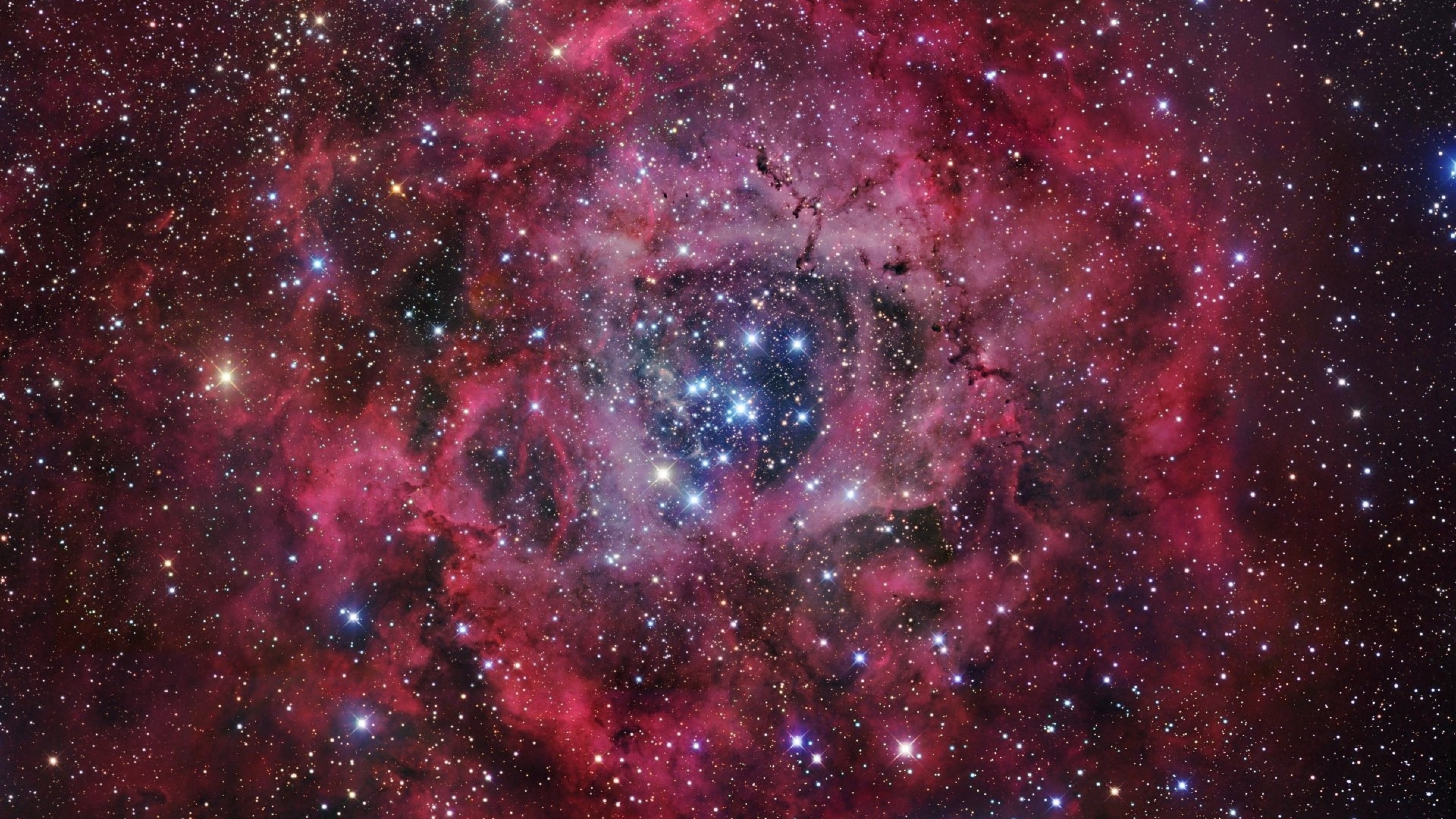 3840x2160 Resolution Rosette Nebula 4K Wallpaper - Wallpapers Den