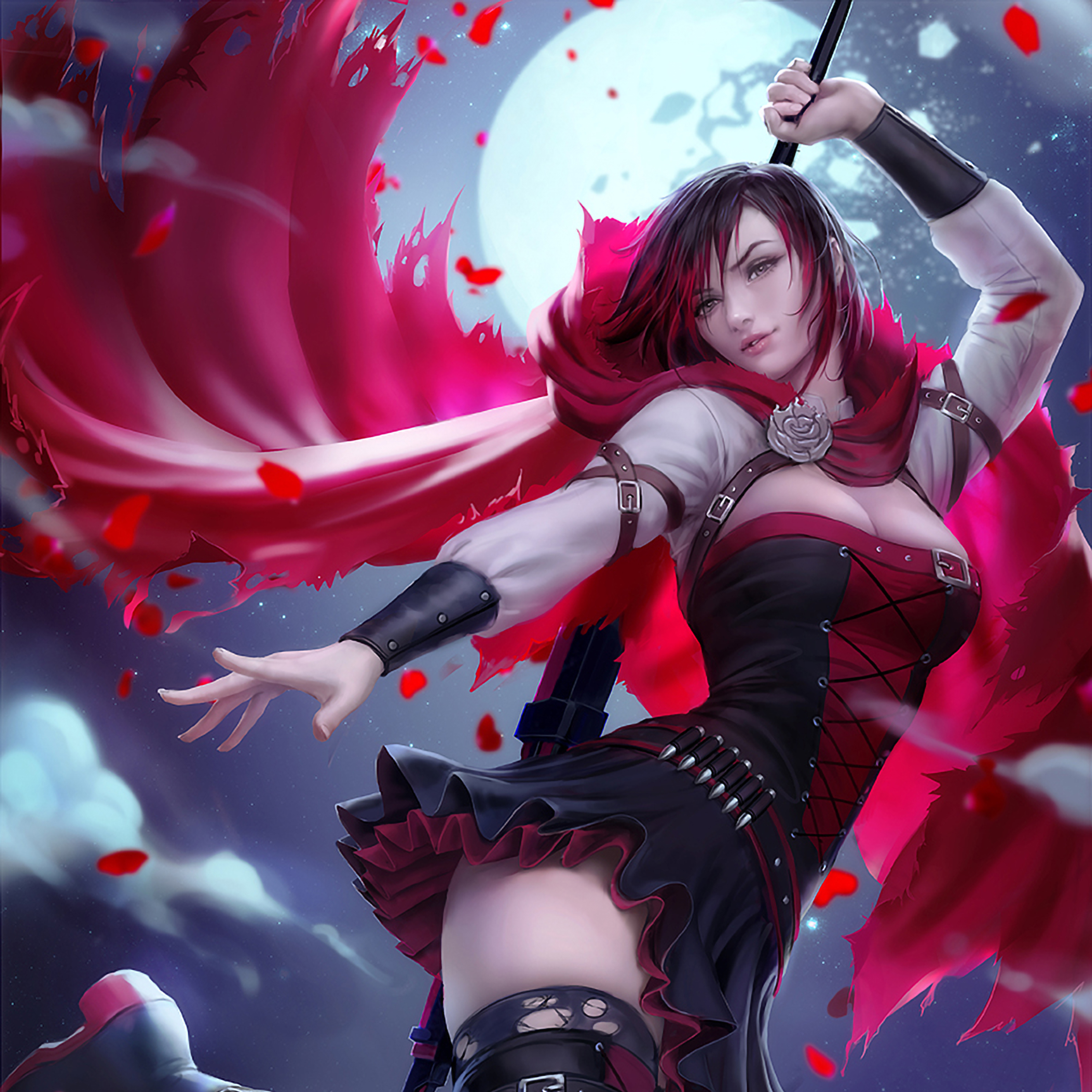 2932x2932 Ruby Rose Rwby Ipad Pro Retina Display Wallpaper Hd Anime 4k Wallpapers Images Photos And Background