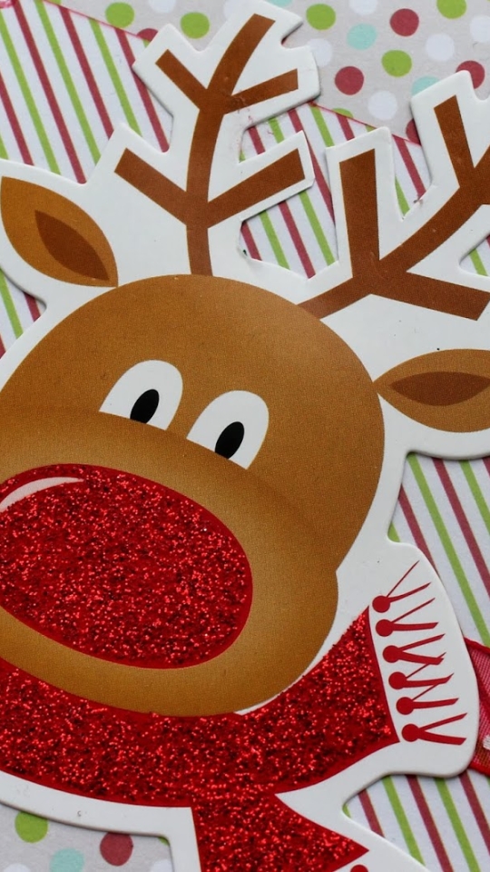 Rudolph in the snow Stock Illustration  Adobe Stock