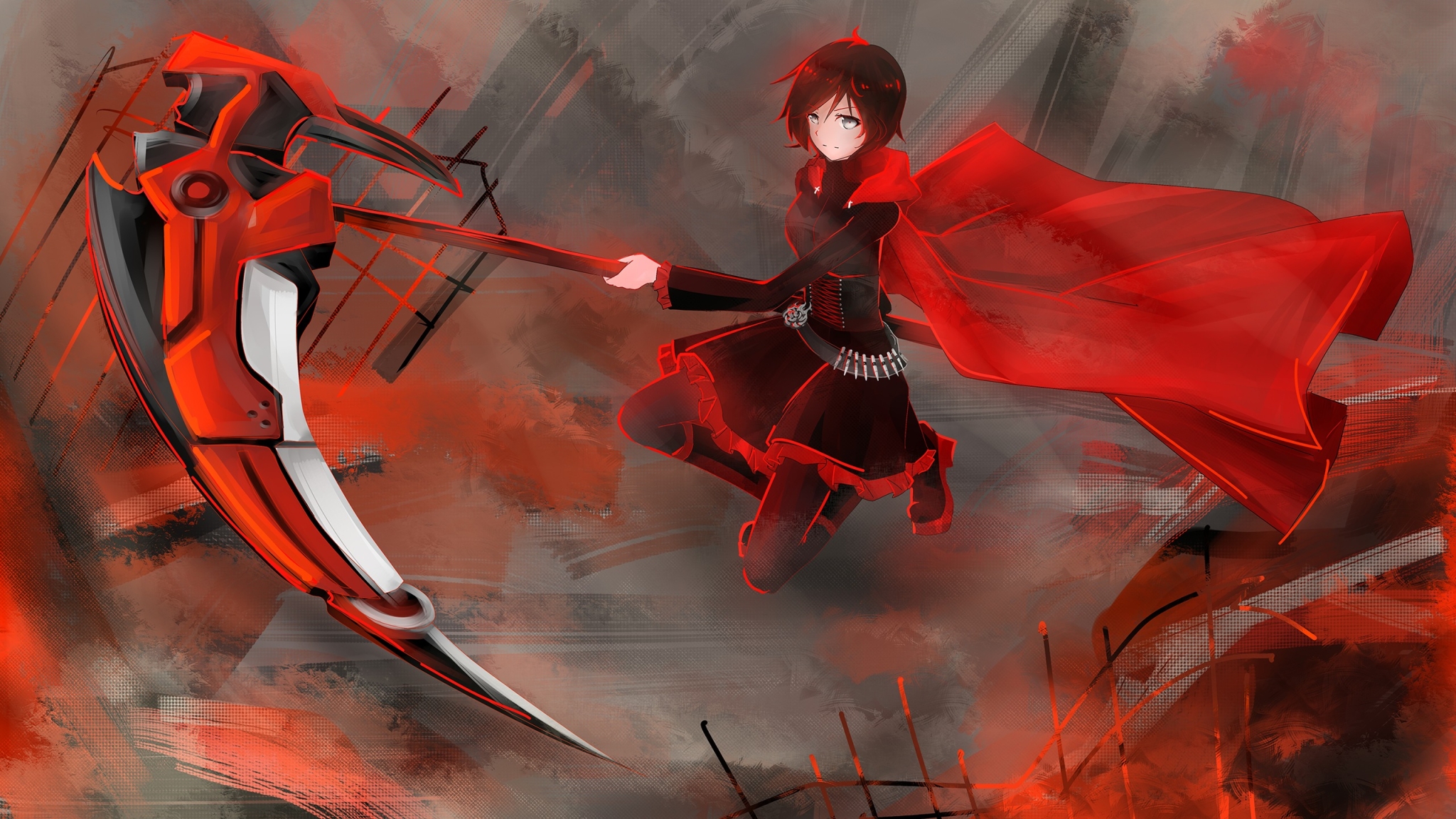 2048x1152 rwby, ruby rose, guns 2048x1152 Resolution Wallpaper, HD