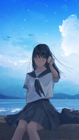 320x568 Sad Anime Girl Walking 320x568 Resolution Wallpaper, HD Anime 4K  Wallpapers, Images, Photos and Background - Wallpapers Den