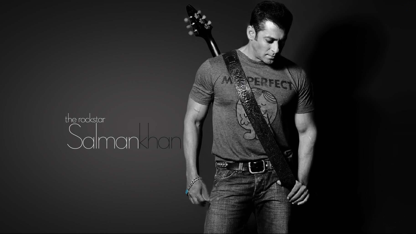 1366x768 Salman Khan In Black And White 1366x768 Resolution Wallpaper, HD  Celebrities 4K Wallpapers, Images, Photos and Background - Wallpapers Den