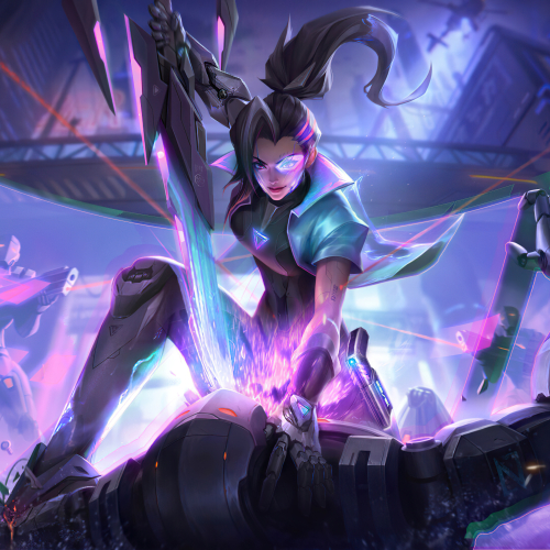 500x500 Samira 4K League of Legends 500x500 Resolution Wallpaper, HD