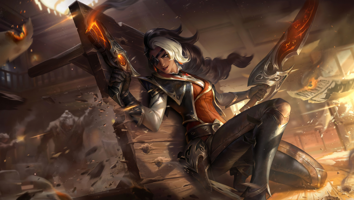 1360x768 Samira 8K League of Legends Desktop Laptop HD Wallpaper, HD