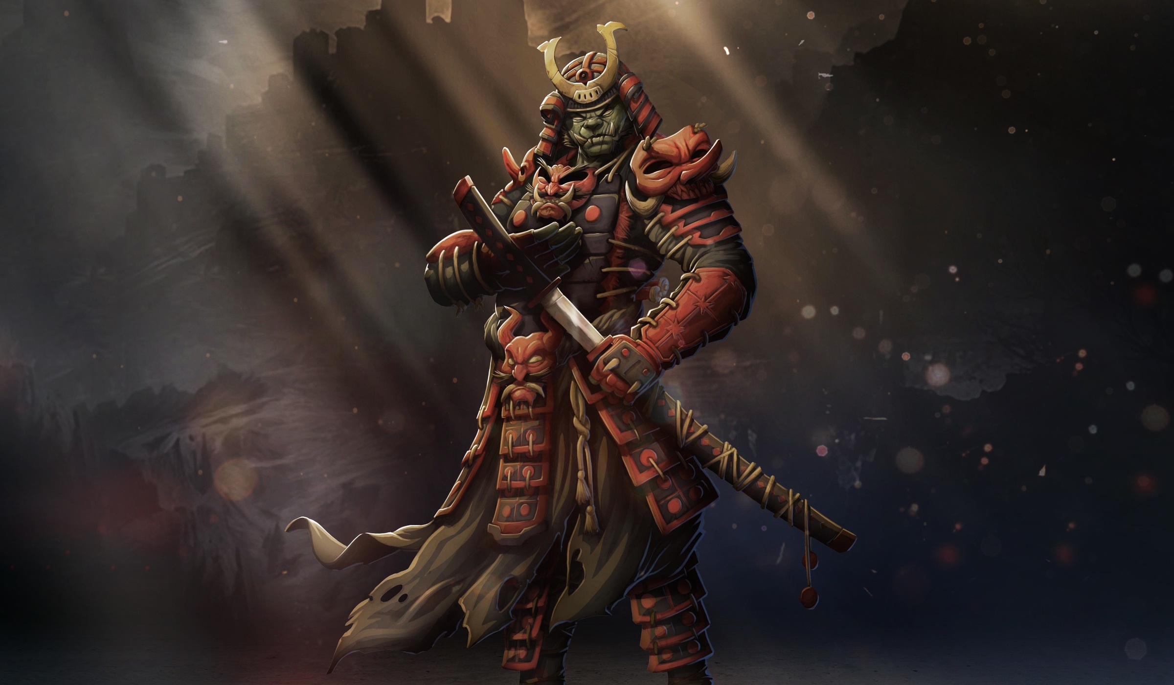 Samurai Ronin Fantasy Wallpaper 4K HD PC 840h